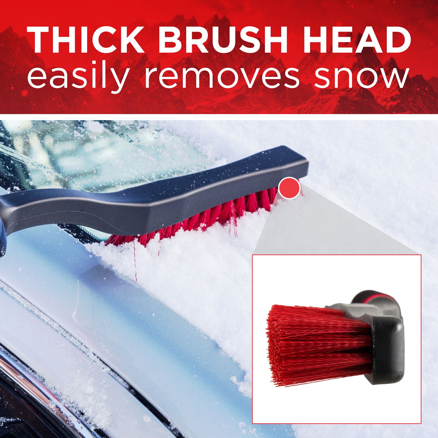 Hopkins 52.12-in L Plastic Ice Scraper - Dual Action - Perfect for  Full-Size Trucks, SUVs, and CUVs - Breaks Ice Quickly and Evenly