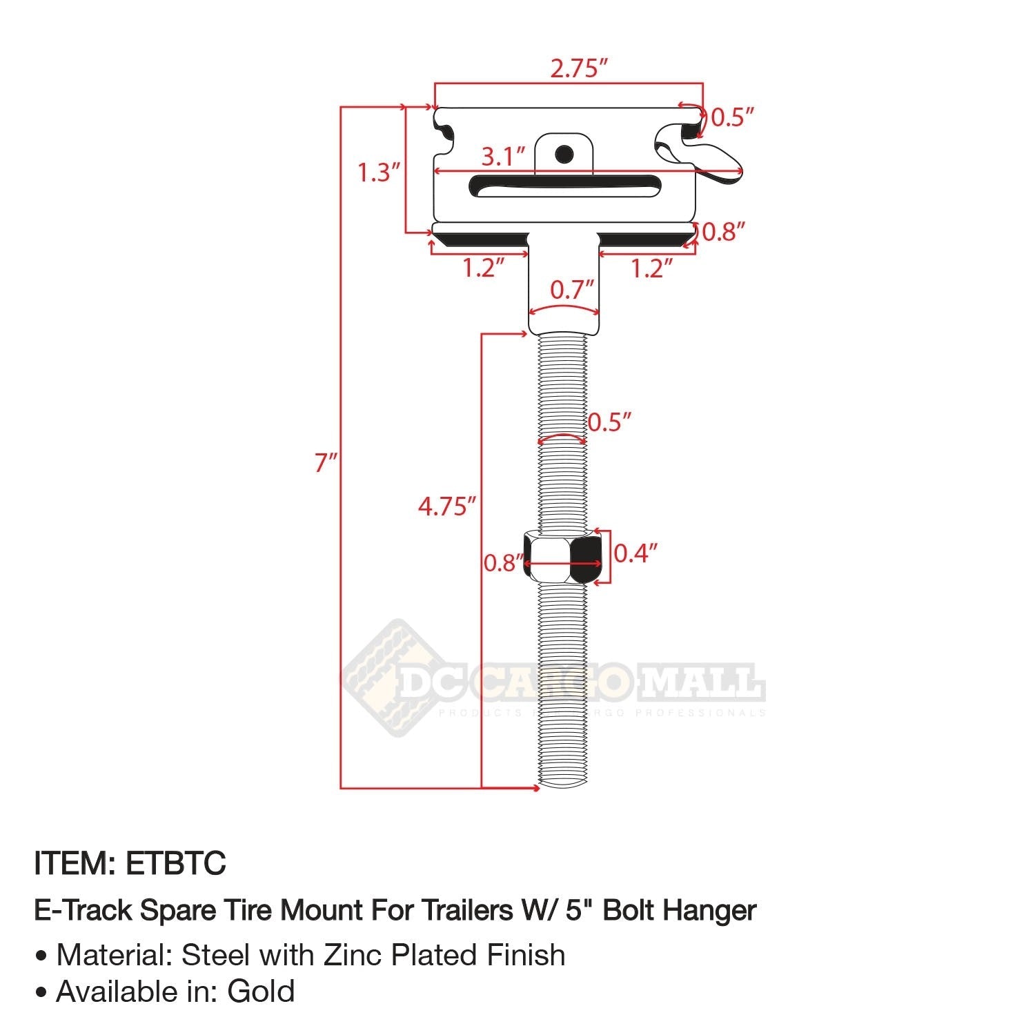 DC Cargo ETBTC Tie-Down-Hardware - View #7