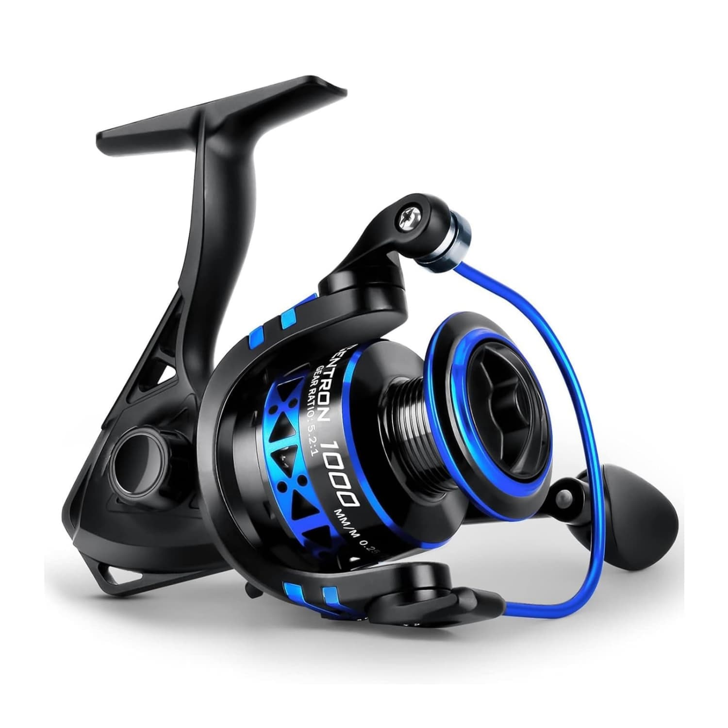 Angel Sar 500 Size 9BB 5.2:1 Gear Ratio Blue CNC Aluminum Spool Lightweight Spinning Reel