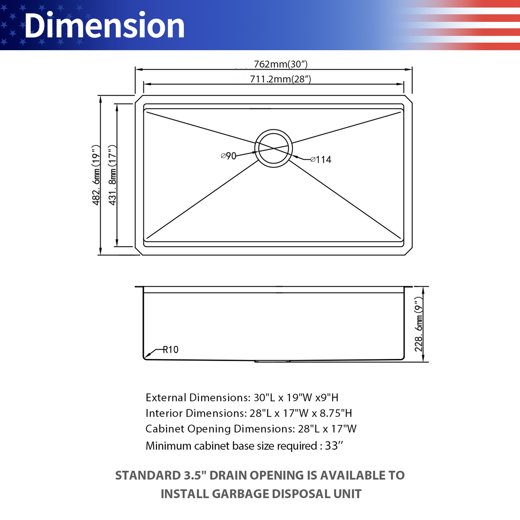 Rainlex RX-SS51-3019 Kitchen-Sinks - Thumbnail View #5