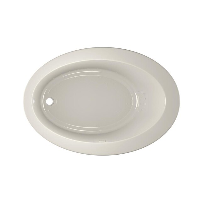Riva 62 in. x 43 in. Acrylic Left-Hand Drain Oval Drop-In Whirlpool Bathtub with Heater in White Riva 62 in. x 43 in. Acrylic Left-Hand Drain Oval Drop-In Whirlpool Bathtub with Heater in White