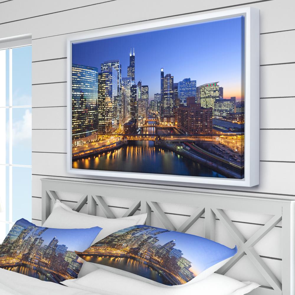 Designart FL10104-40-30-WH Wall-Art - View #3