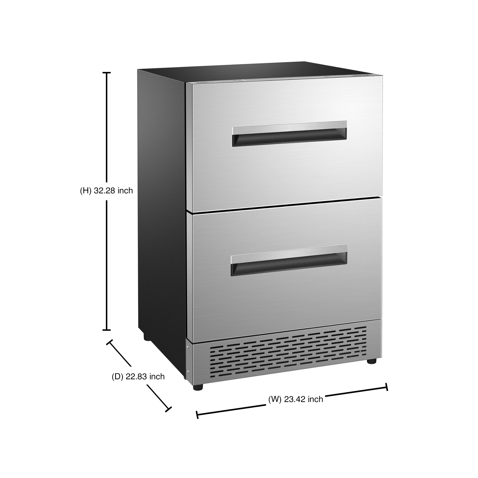 UCFD32AHC-2, 32 Undercounter Two Drawer Freezer