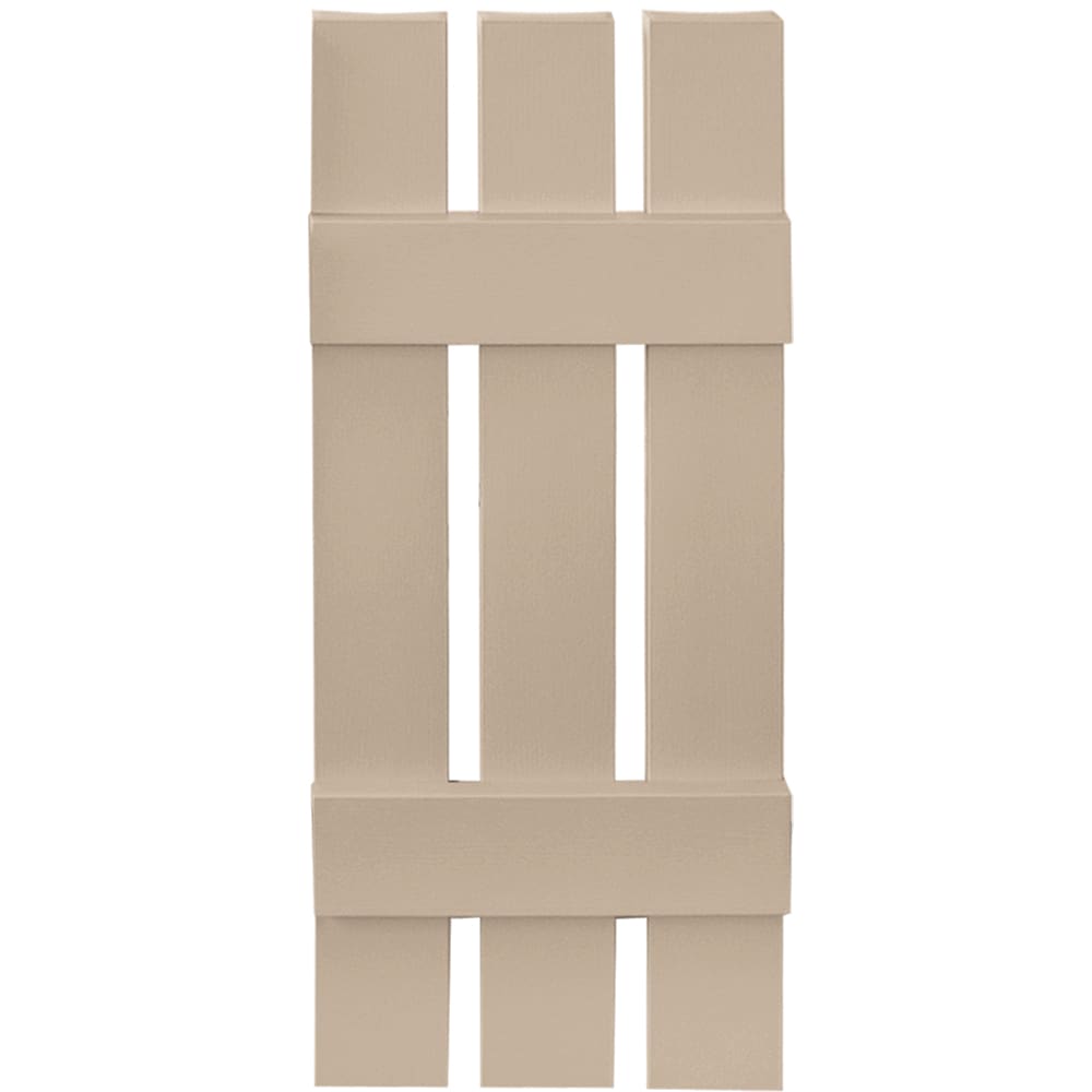 Vantage V5371231023 11.875-in W x 31-in H Wicker Spaced Exterior Shutters