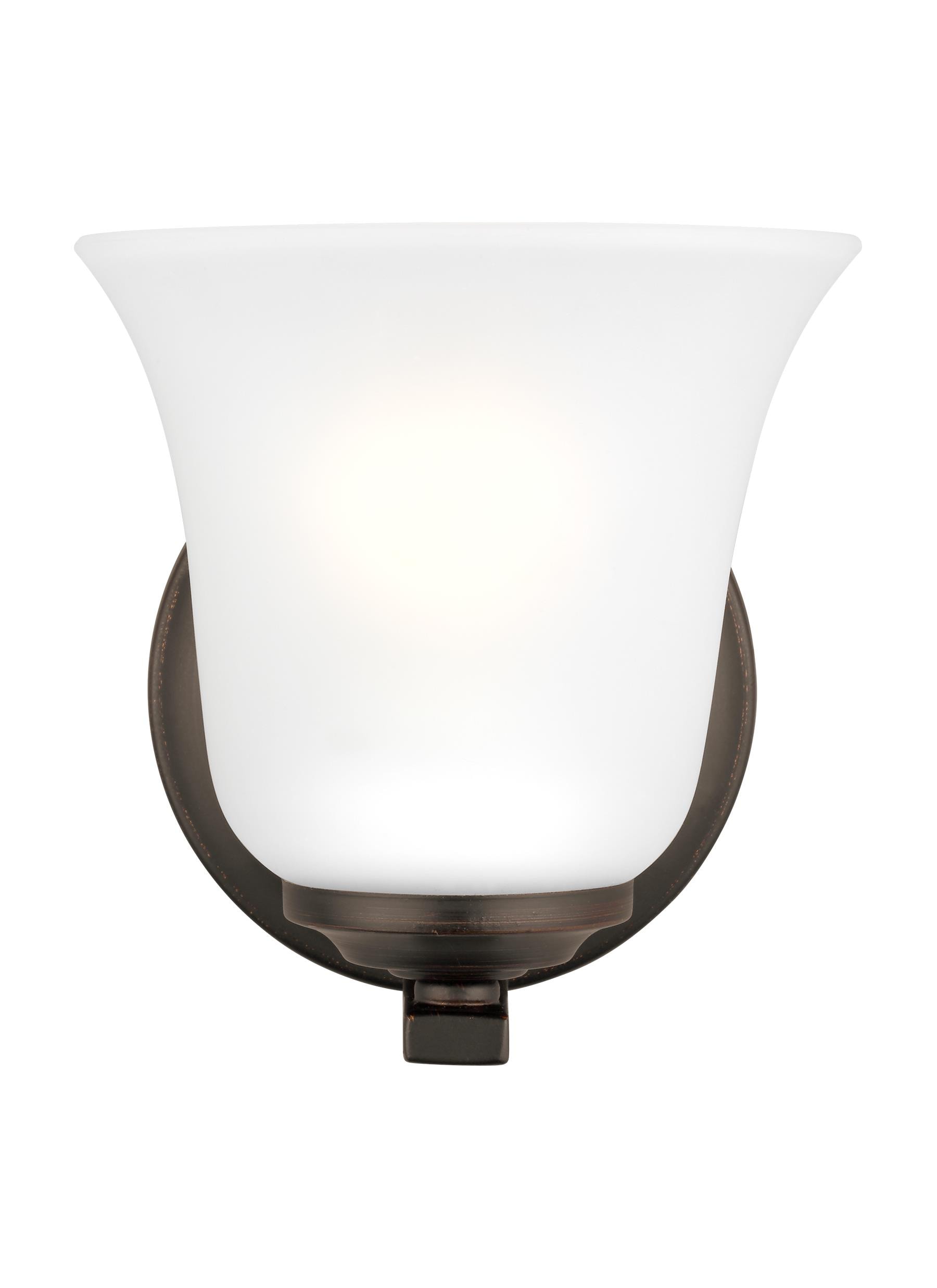 Generation Lighting 4139001-710 Emmons 5.875-in 1 -Light Bronze Traditional Vanity light