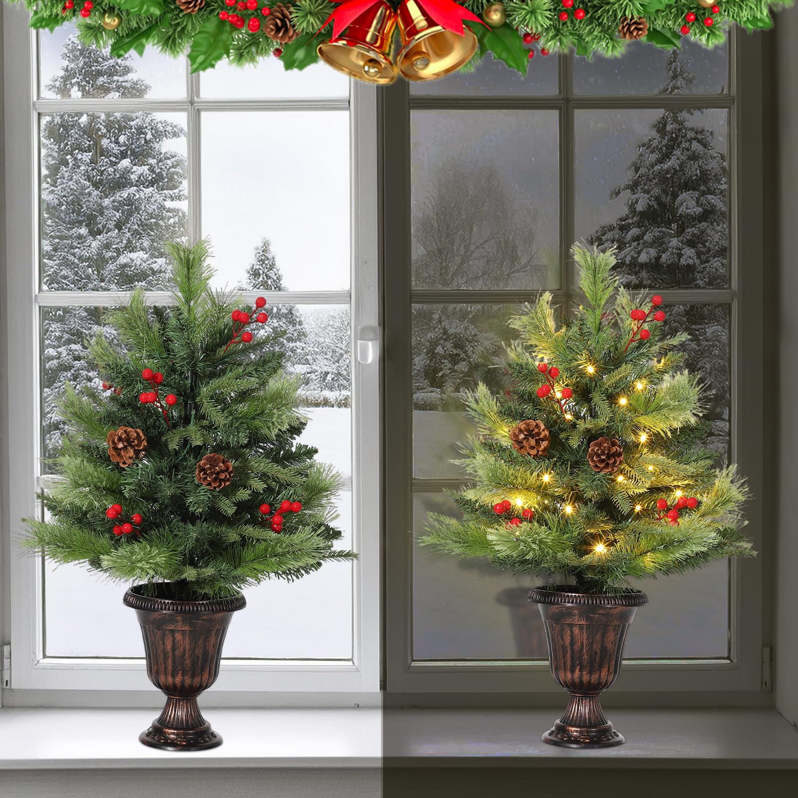 Garvee QXTWN08PZ1463 Artificial-Christmas-Trees - View #5