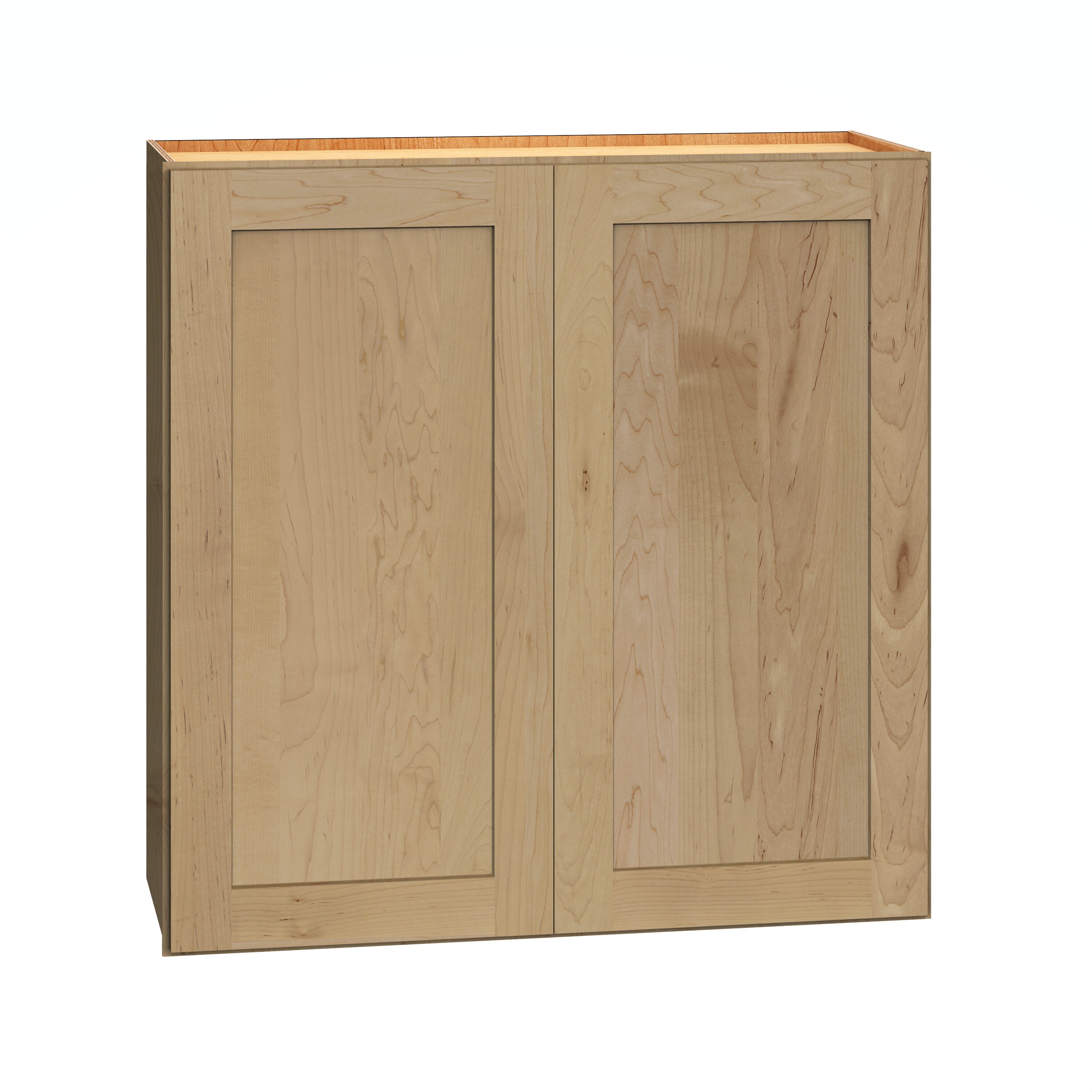 Diamond Express 62K-W3030 Jamestown 30-in W x 30-in H x 12-in D Coastline Brown Wall Fully assembled Plywood Cabinet (Recessed Panel Shaker)