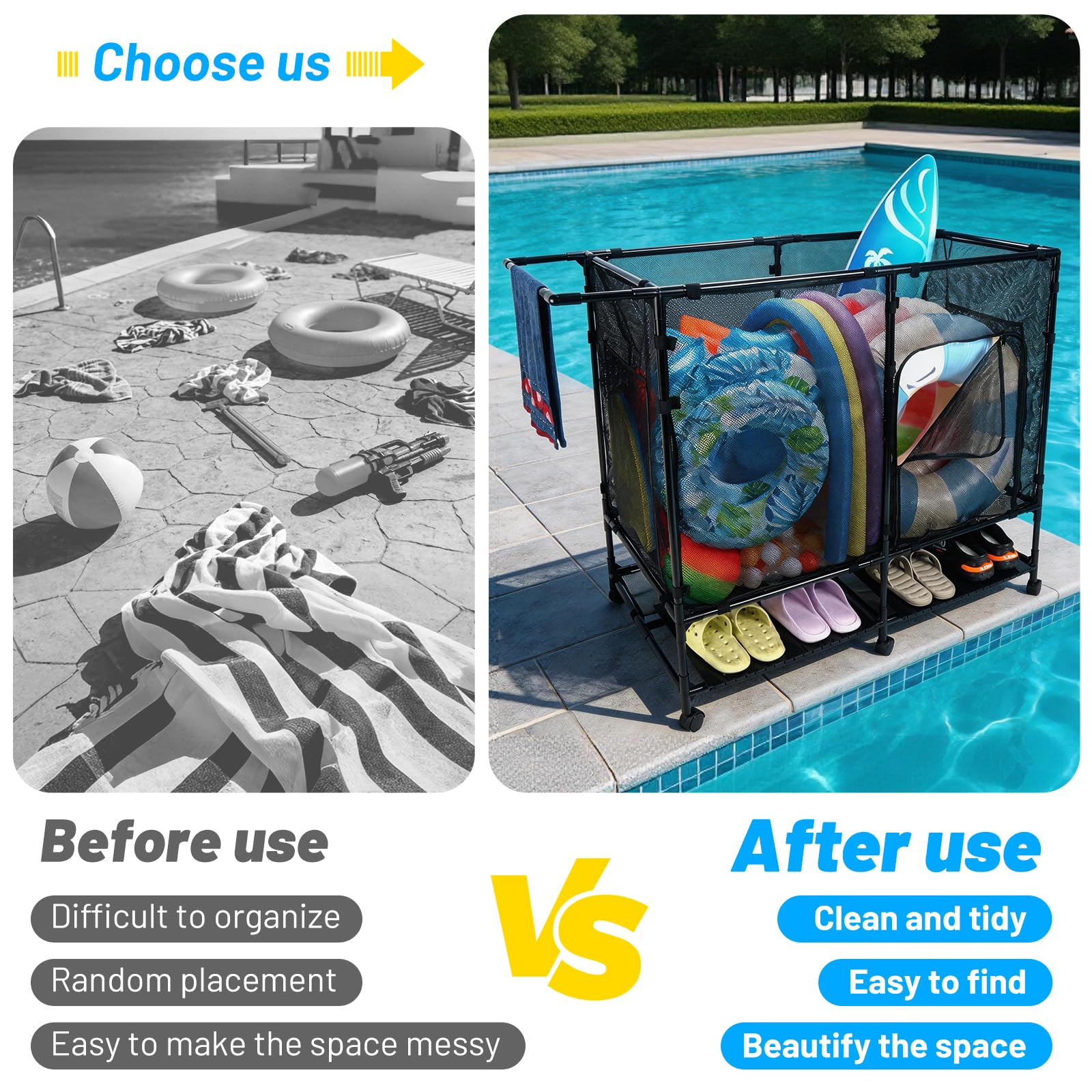 Misopily LMS0804M110 Pool-Organization-Storage - View #3