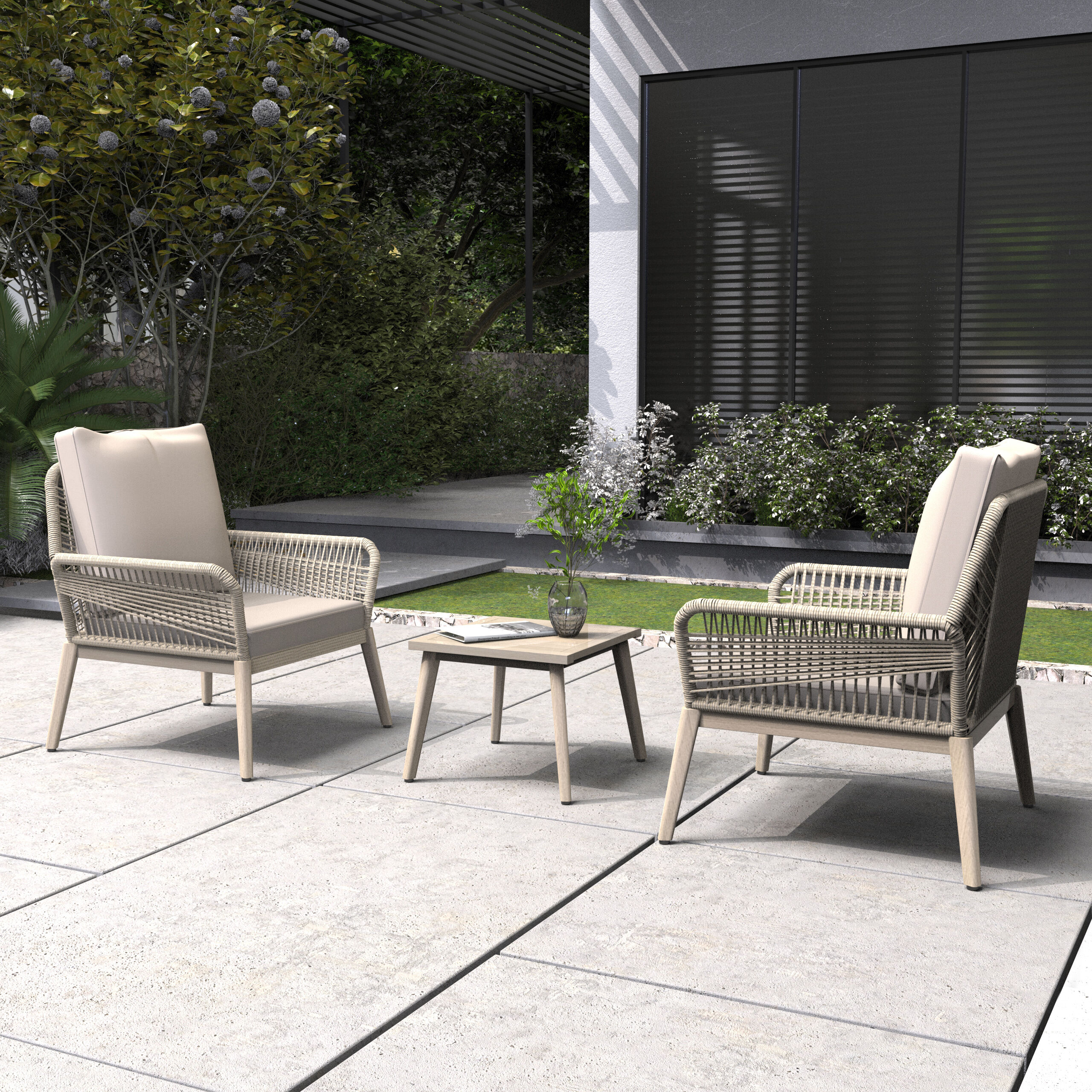 Direct Wicker DWS-2522SCST Patio-Conversation-Sets - View #6