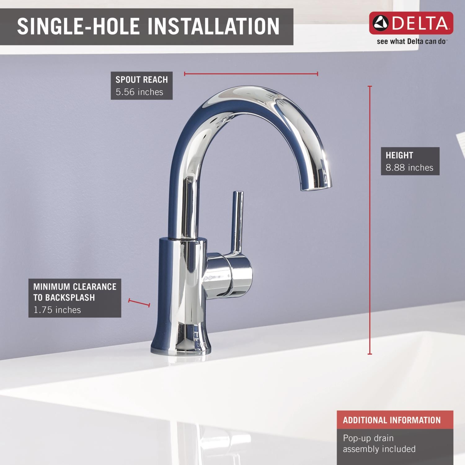 Delta 559HA-DST Lavatory-Faucets - View #3
