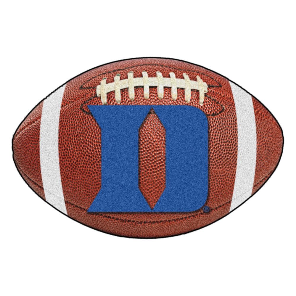 FANMATS 19575 Duke Blue Devils 2-ft x 3-ft Brown Nylon Oval Indoor Decorative Sports Door mat