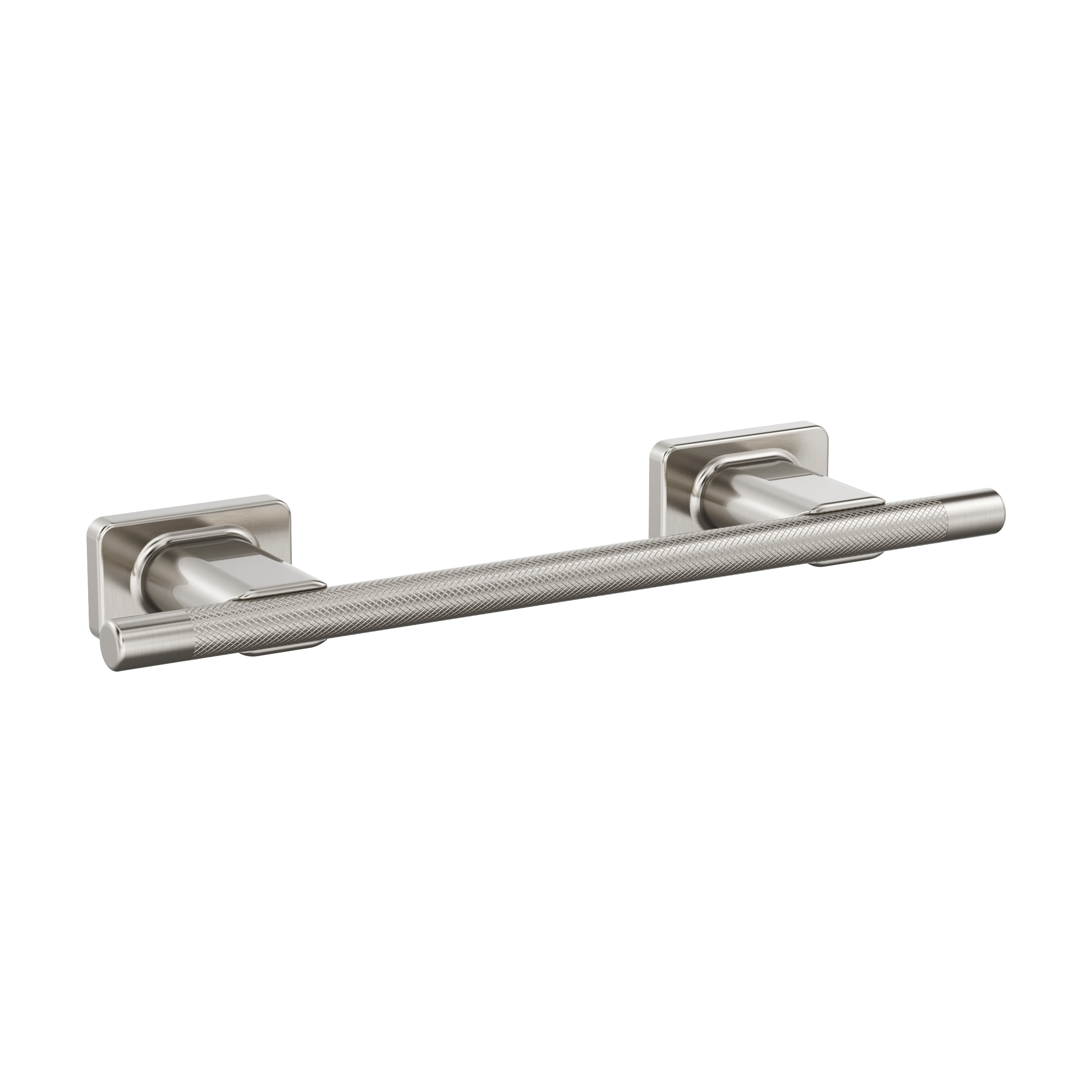 Amerock BH26616G10 Bronx 9-in Brushed Nickel Wall mount Single Towel Bar