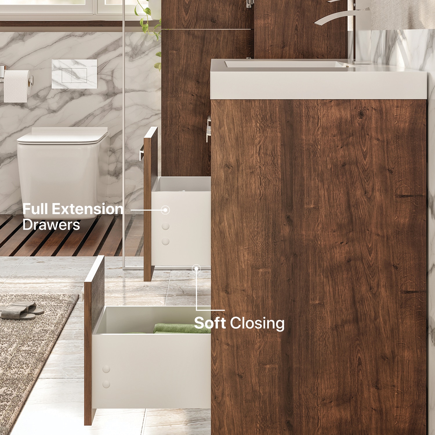 Eviva EVVN1200-8-48RSWD Bath-Vanity-Combo - View #5