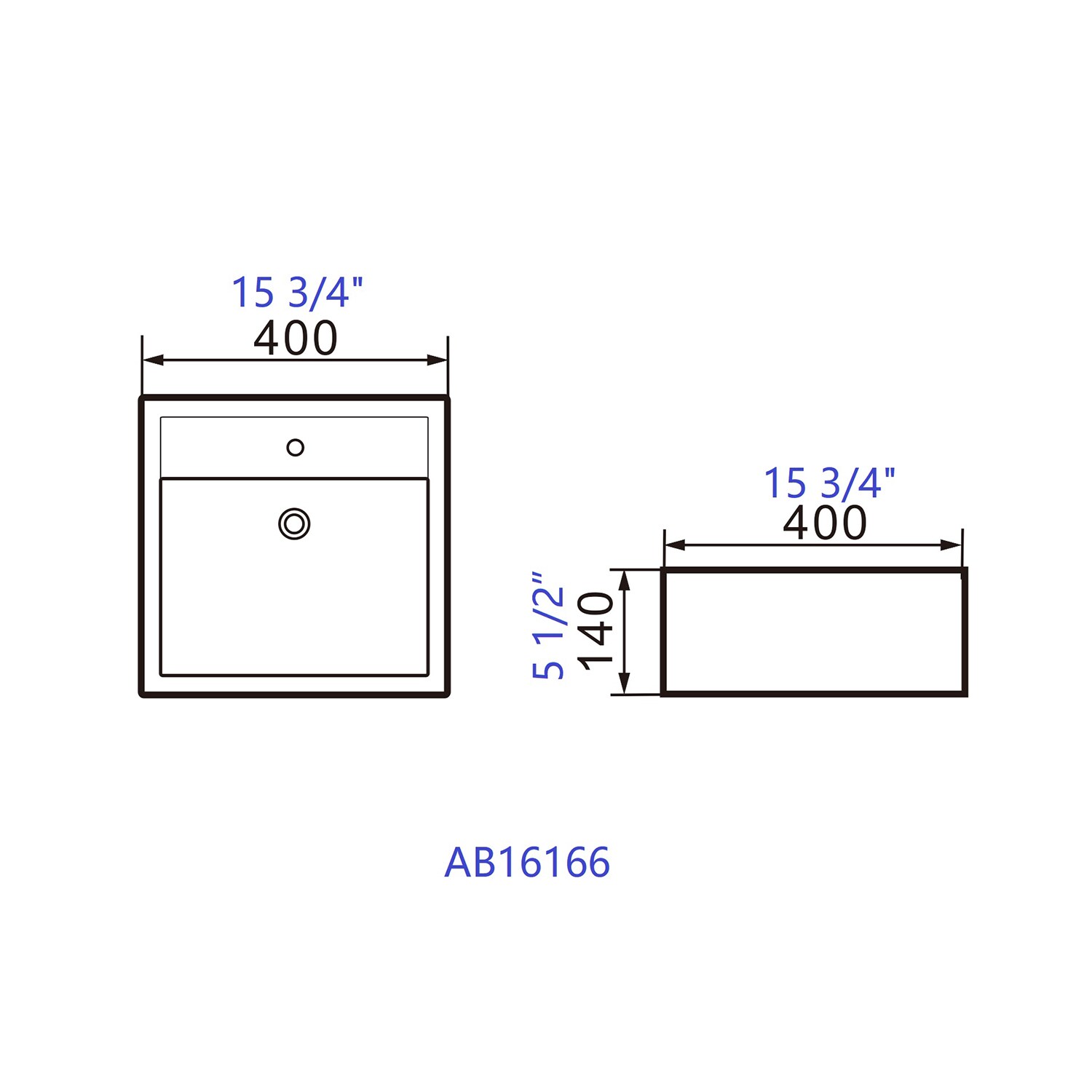 CASAINC TC-AB16166 Bath-Sink - View #5