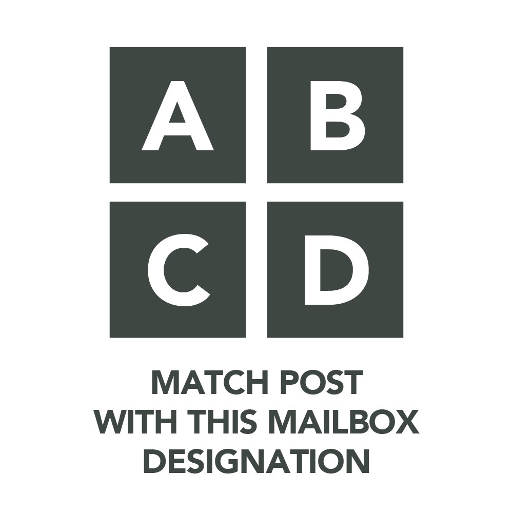 Architectural Mailboxes GBP00BAM Mailbox-Posts - View #2