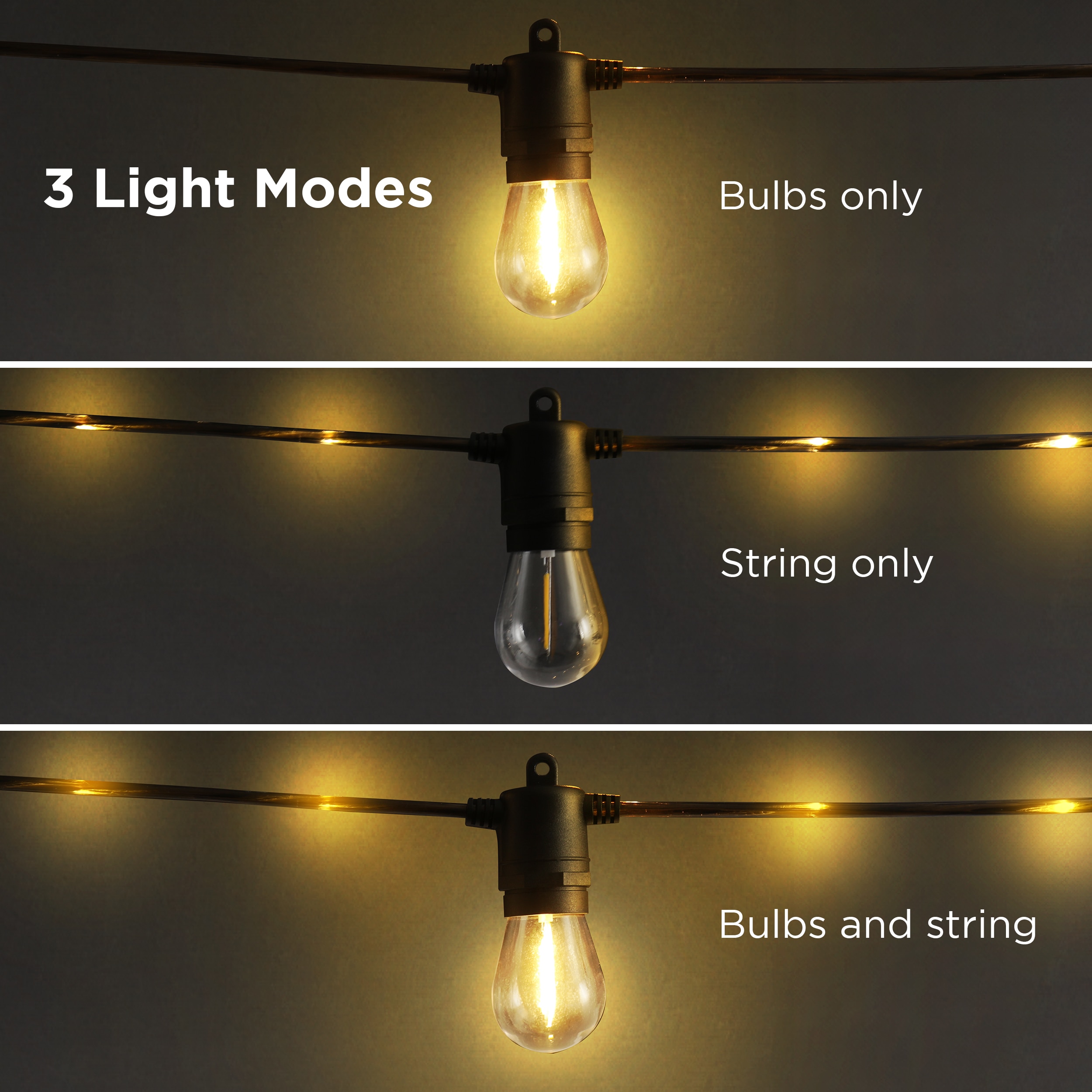 Harbor Breeze LSL24-12/MLED/FIL Patio-String-Lights - View #6