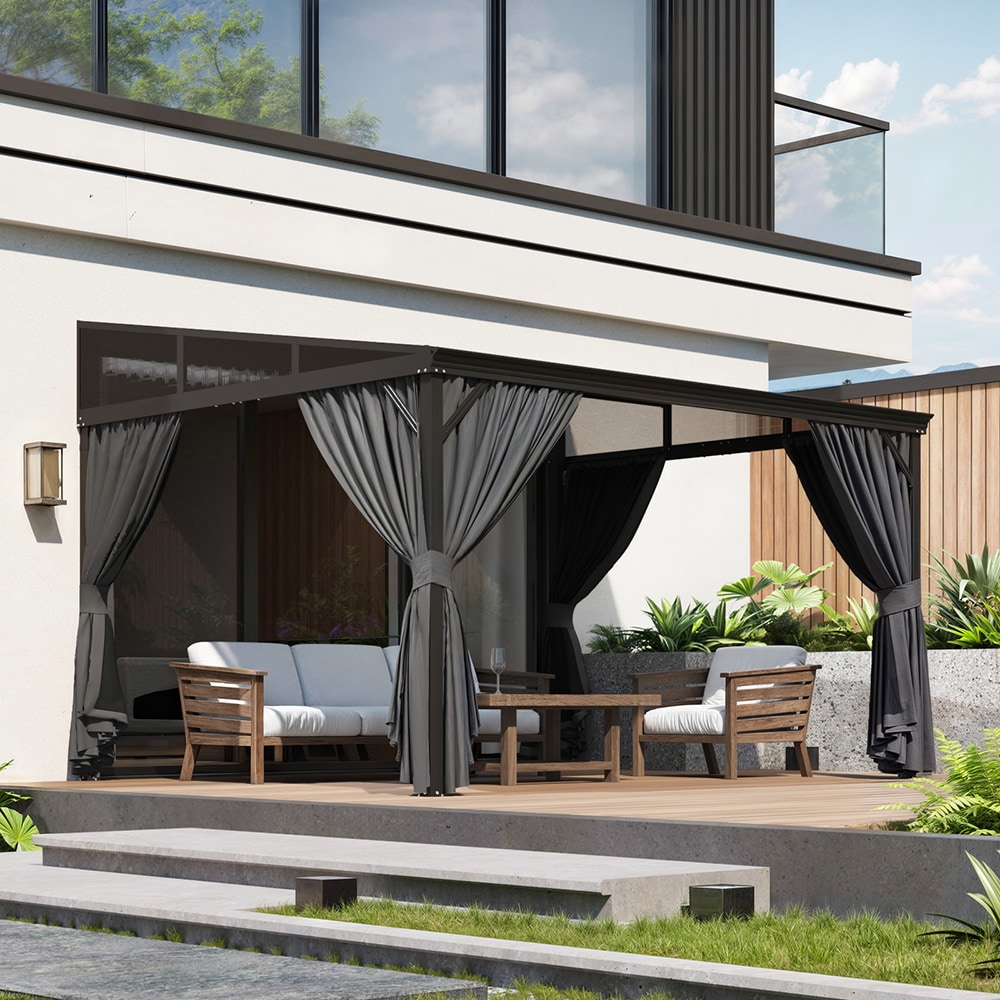 Homsee V-KF510012-01-ABC Wood-Resin-Gazebos - View #3