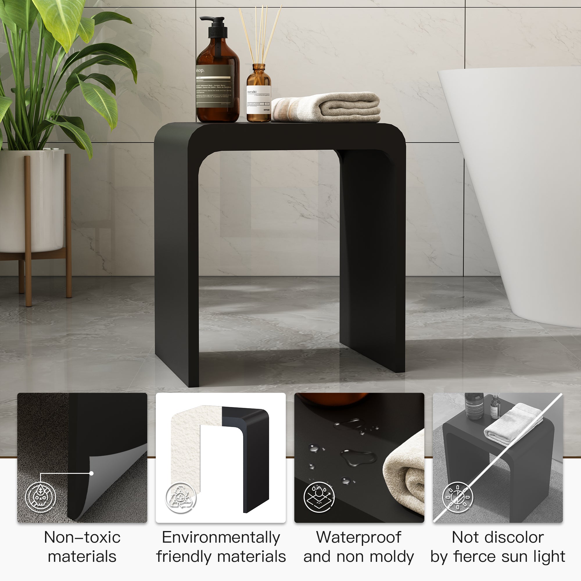 Boyel Living BLBR16007PJ09SB Bath-Safety-Seats-Benches - View #5