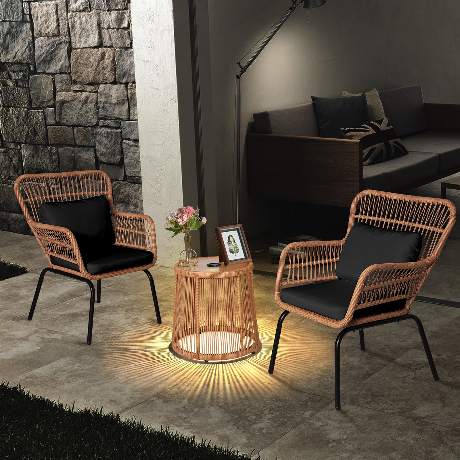 Grearden LS-ZHNF2109-RD Patio-Conversation-Sets - View #4
