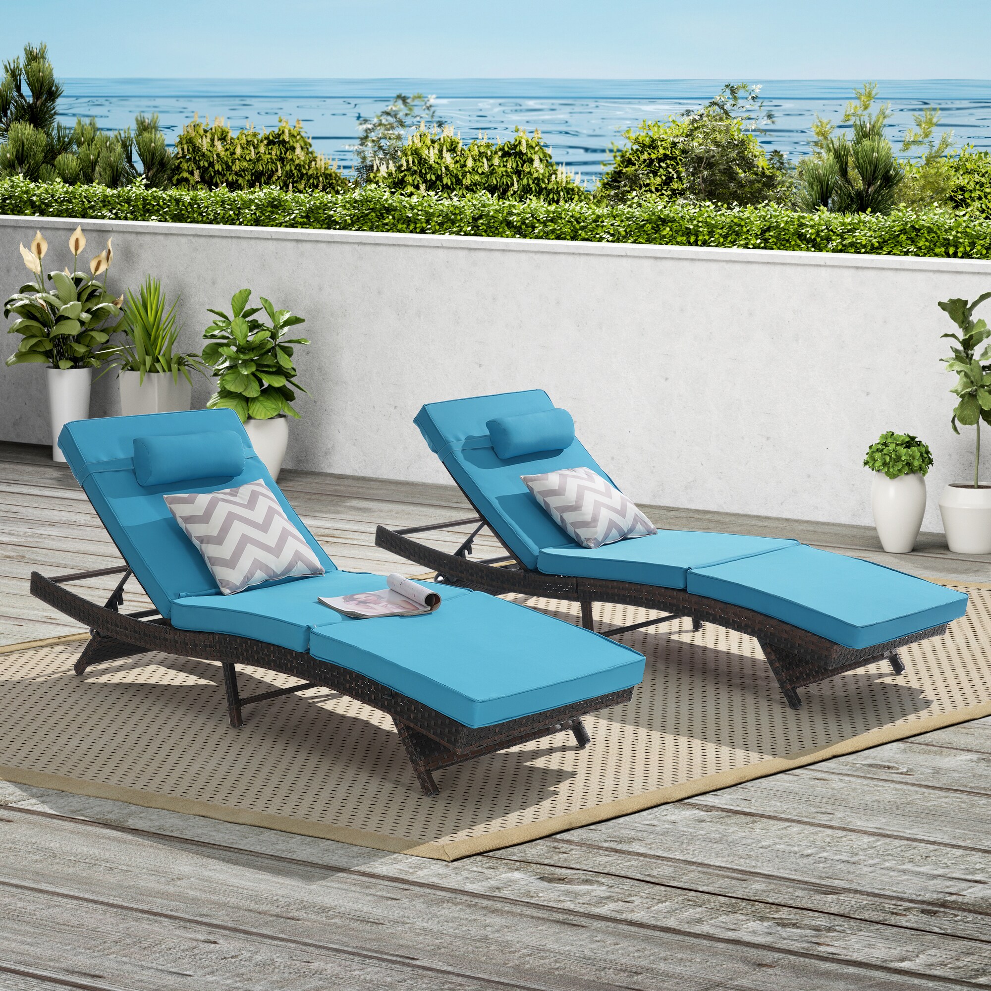 SINOFURN SYB670037BL Patio-Chairs - View #2