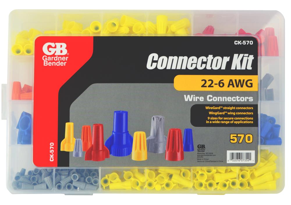 570/Kit Gardner Bender CK-570 Wire Connector Kit with Assorted Connectors