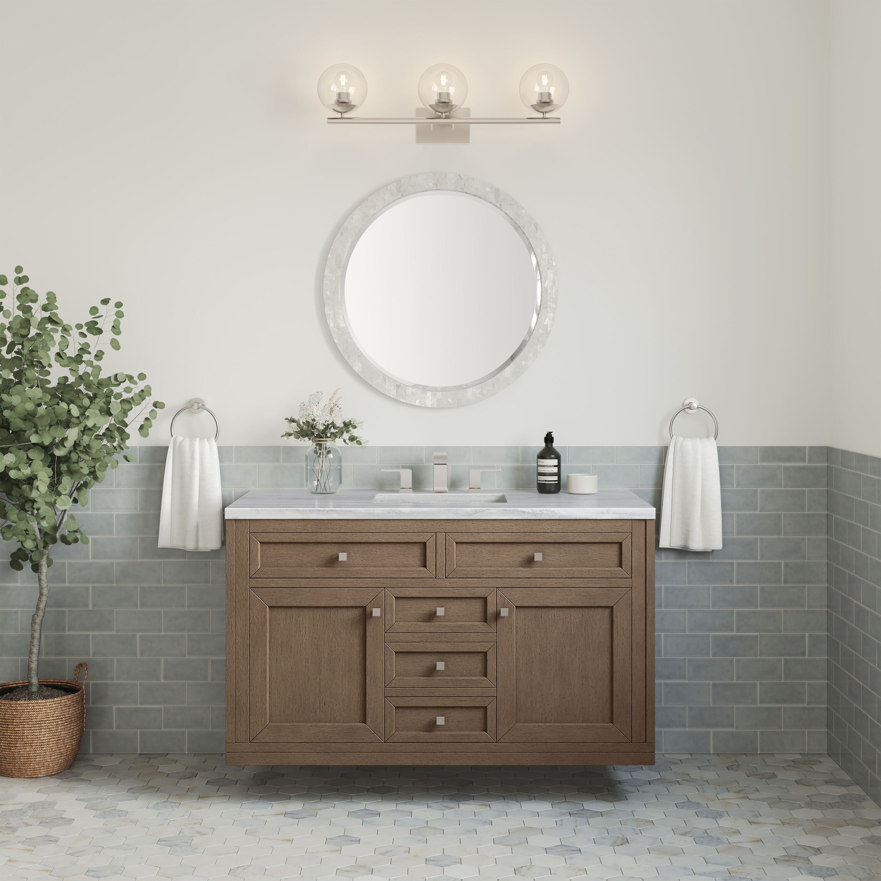 James Martin Vanities 305-V48-WWW-3AF Bath-Vanity-Combo - View #6