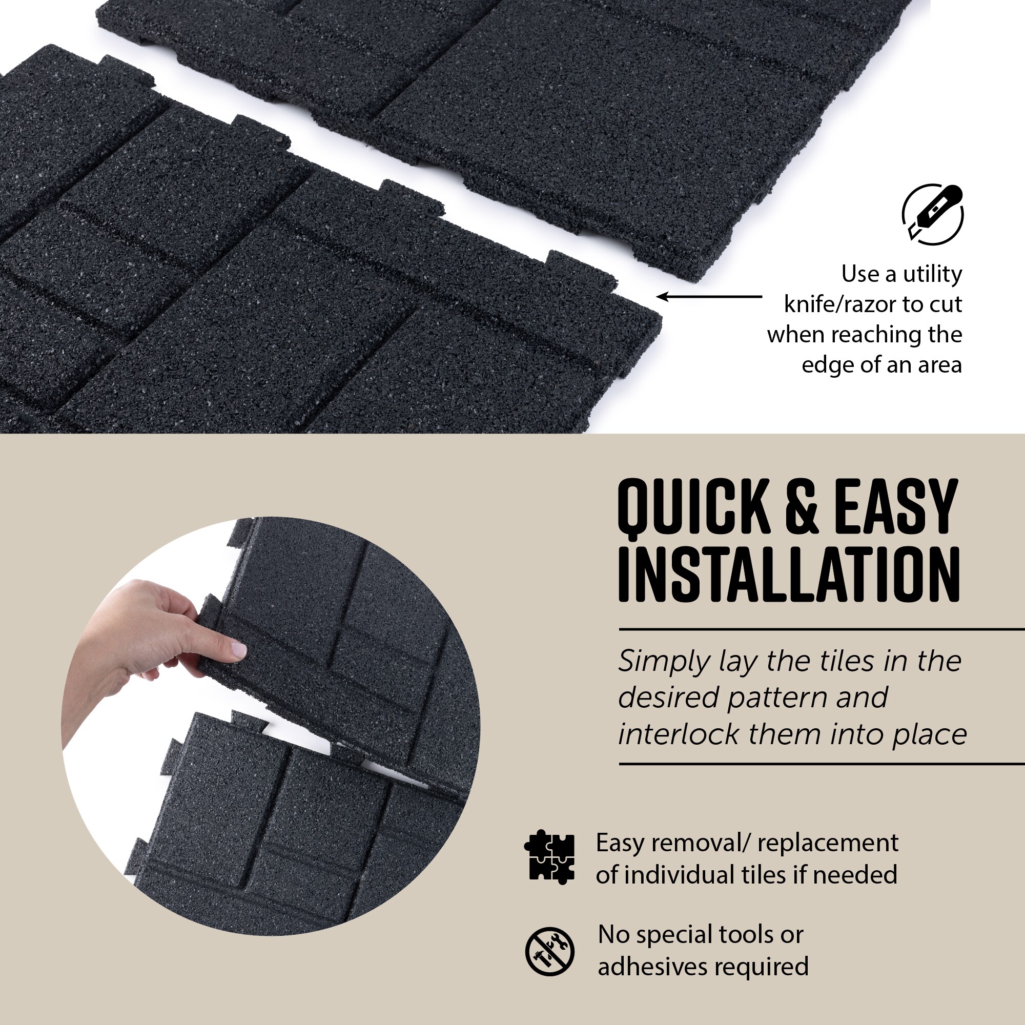 GroundSmart DCPVSQ16ILDG9 Patio-Stone-Pavers - View #4