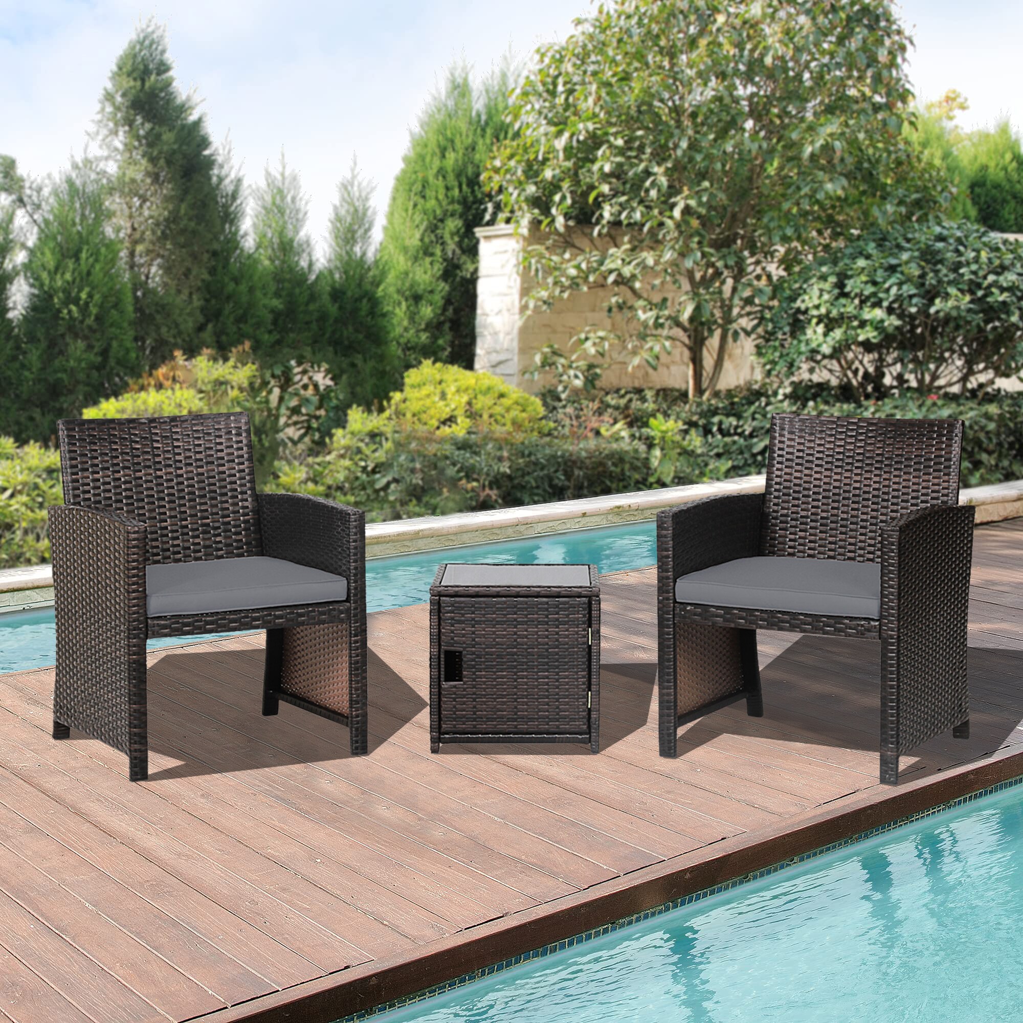 WELLFOR OUJ69444GR Patio-Conversation-Sets - View #5
