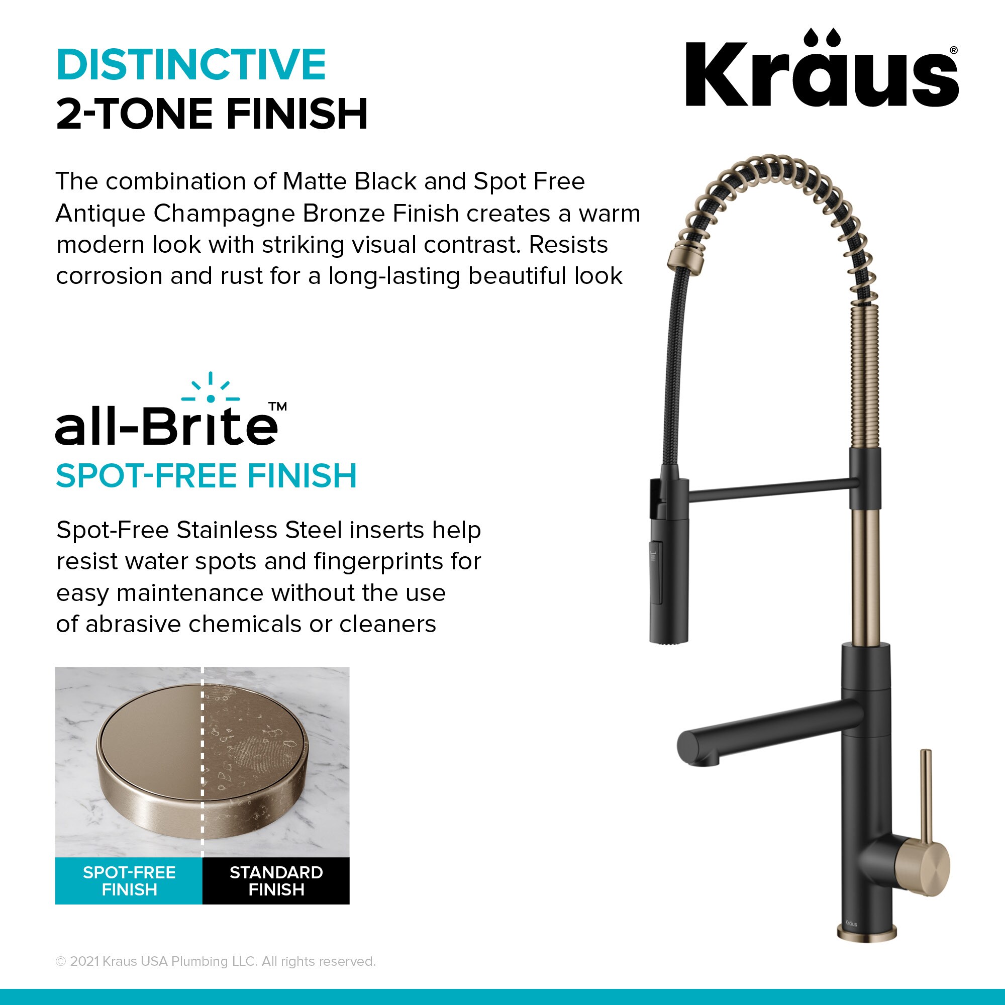 Kraus KPF-1604SFACBMB Kitchen-Faucets - View #6