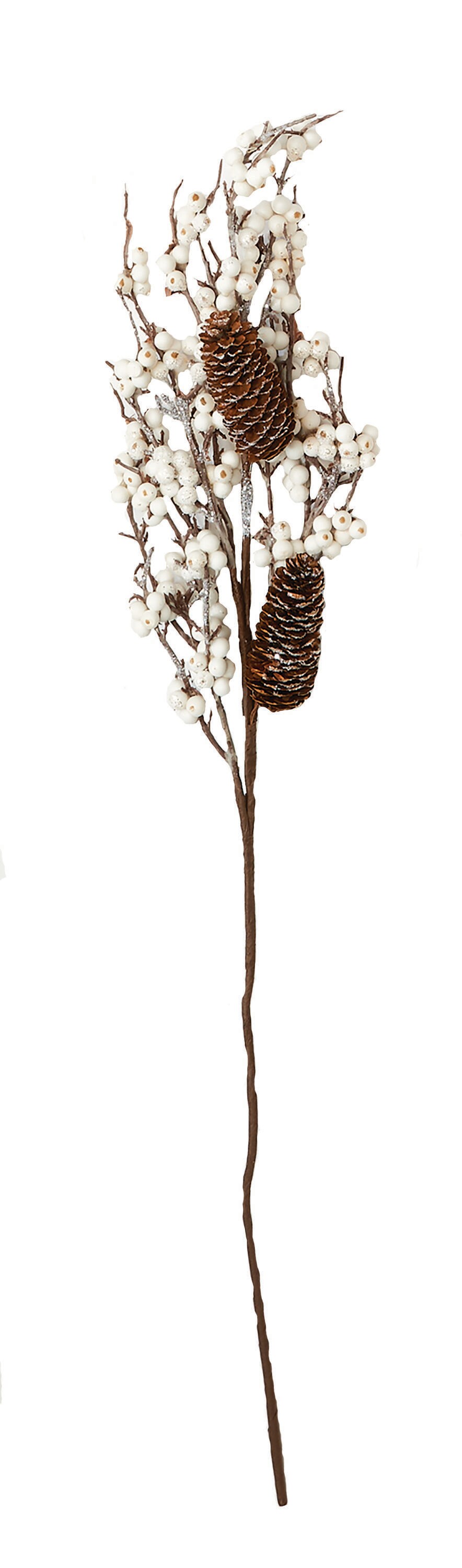 Worth Imports 7880 3 -Pack Brown Pinecone Spray Christmas Tree Pick