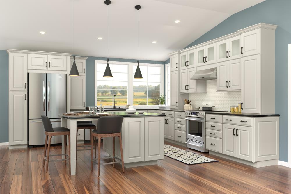 Allen Roth Pattingham 30 In W X 34 5 H 24 D Harbor Painted Sink Base Fully Assembled Semi Custom Made To Order Cabinet The Kitchen Cabinets Department At Com Allen Roth Pattingham 30 In W X 34 5, Allen And Roth Cabinets Customer Service
