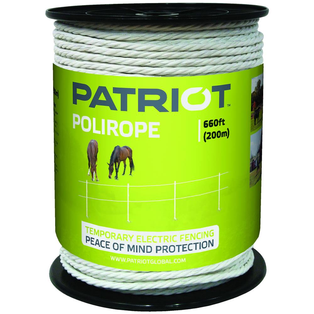 5 rolls polywire 6 strand SS 1650' electric fence White 