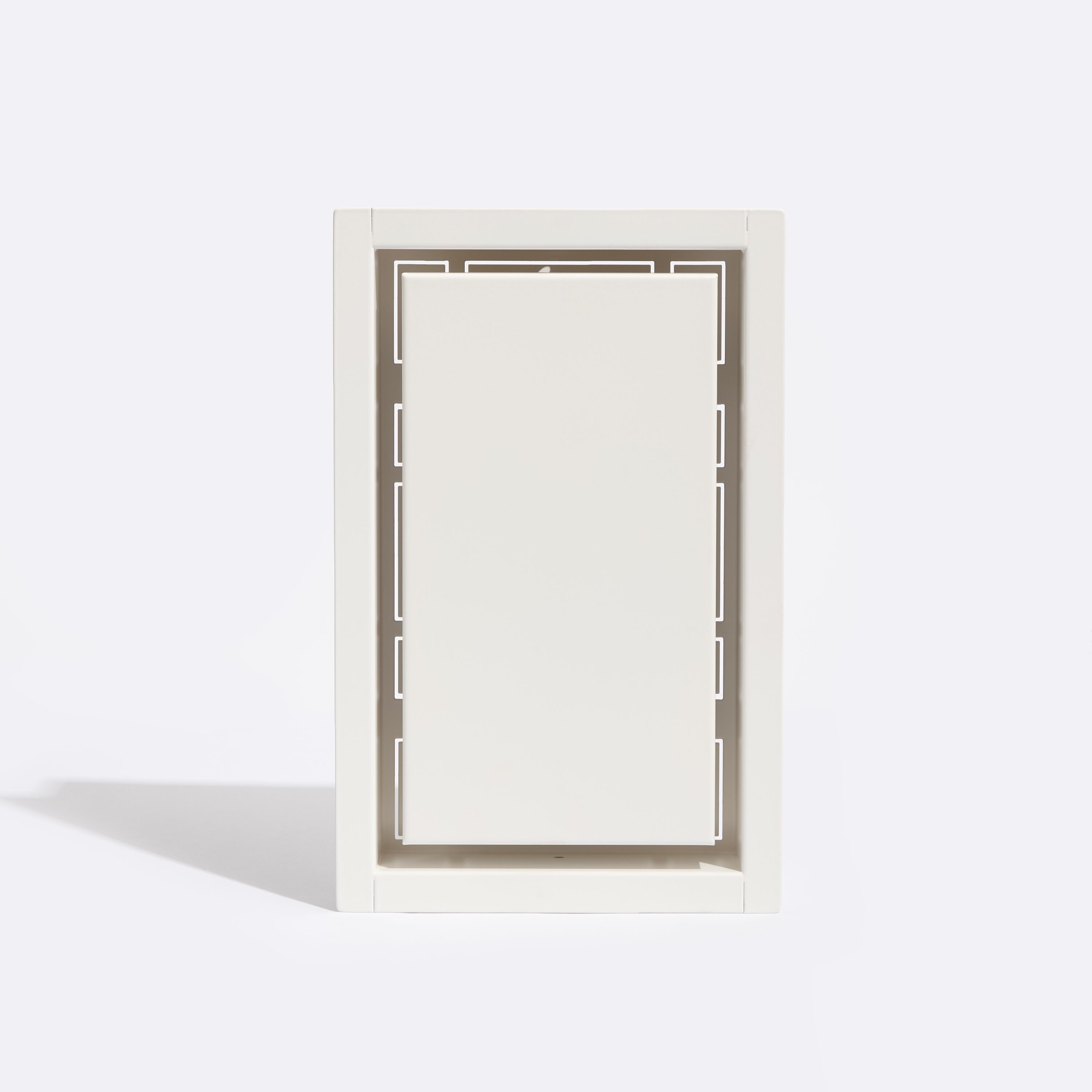 Fittes DWFR10X10SWH 10-in x 10-in 1-way Steel Satin White Sidewall/Ceiling Register