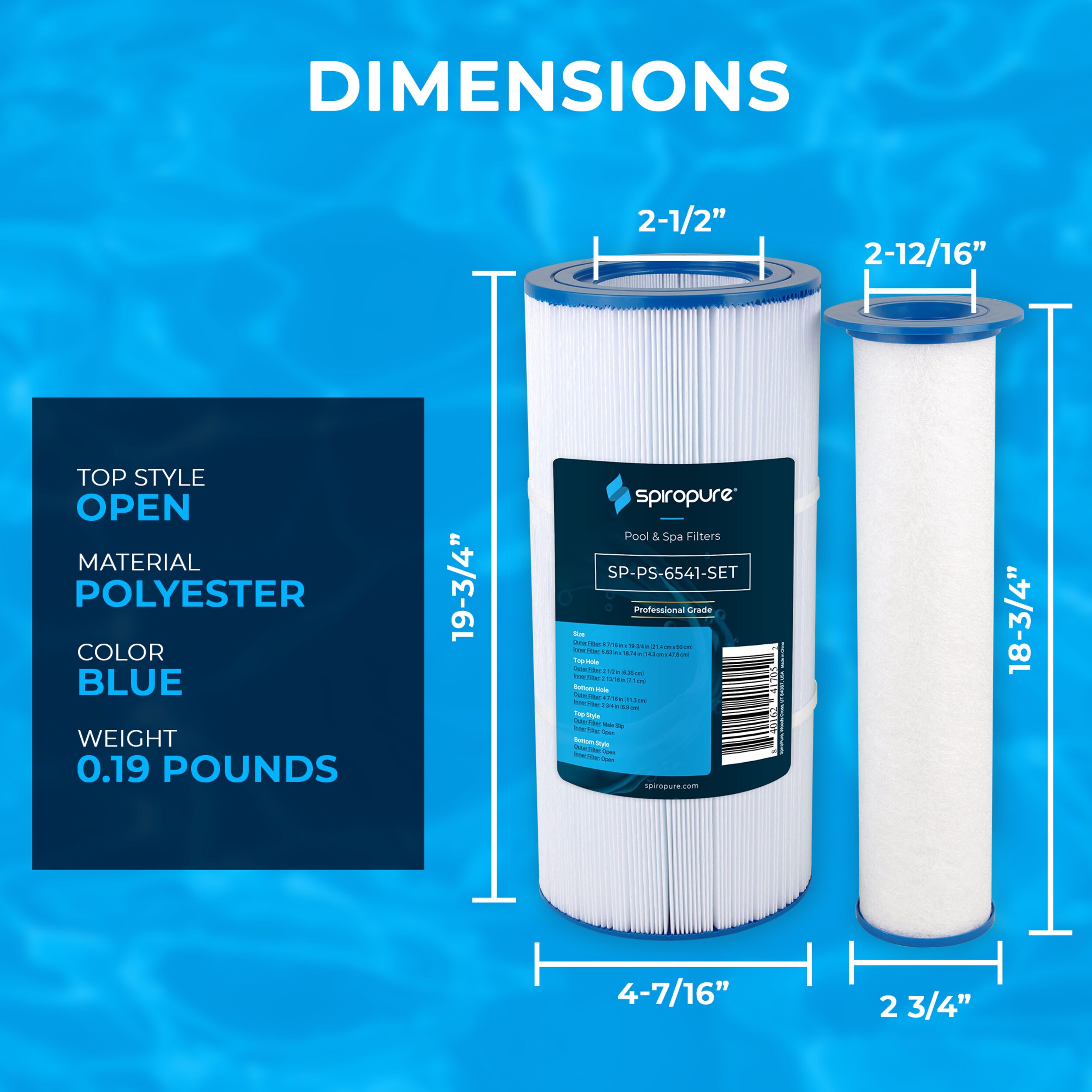SpiroPure 318933 Replacement-Water-Filters-Cartridges - View #3