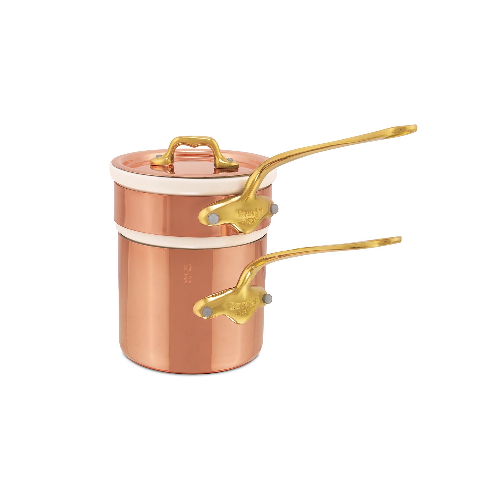 Mauviel  M'Heritage 150 B Copper  Stainless Steel Bain Marie 1.6Quart