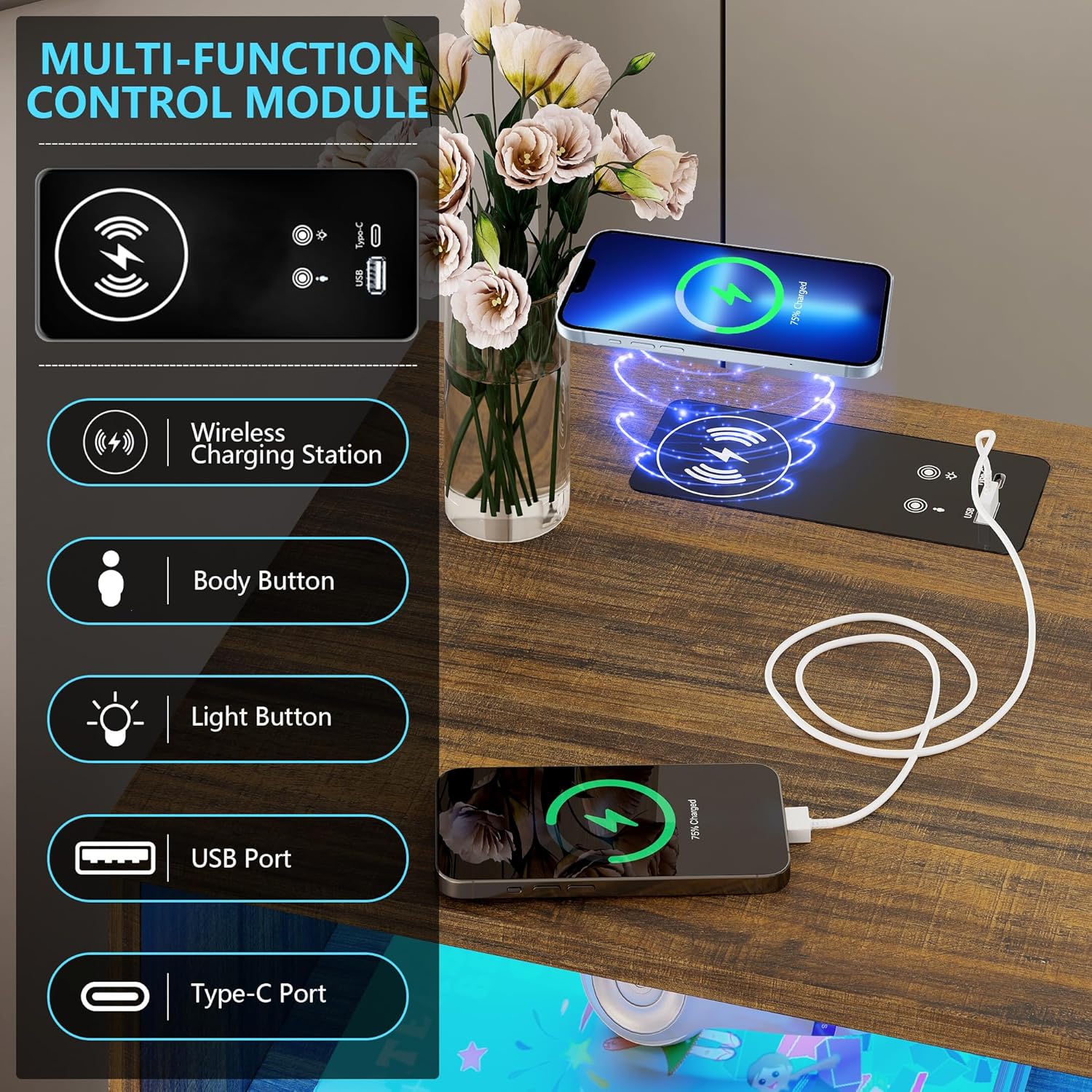 Vlsrka B0D9CLVHGM nightstands - View #5