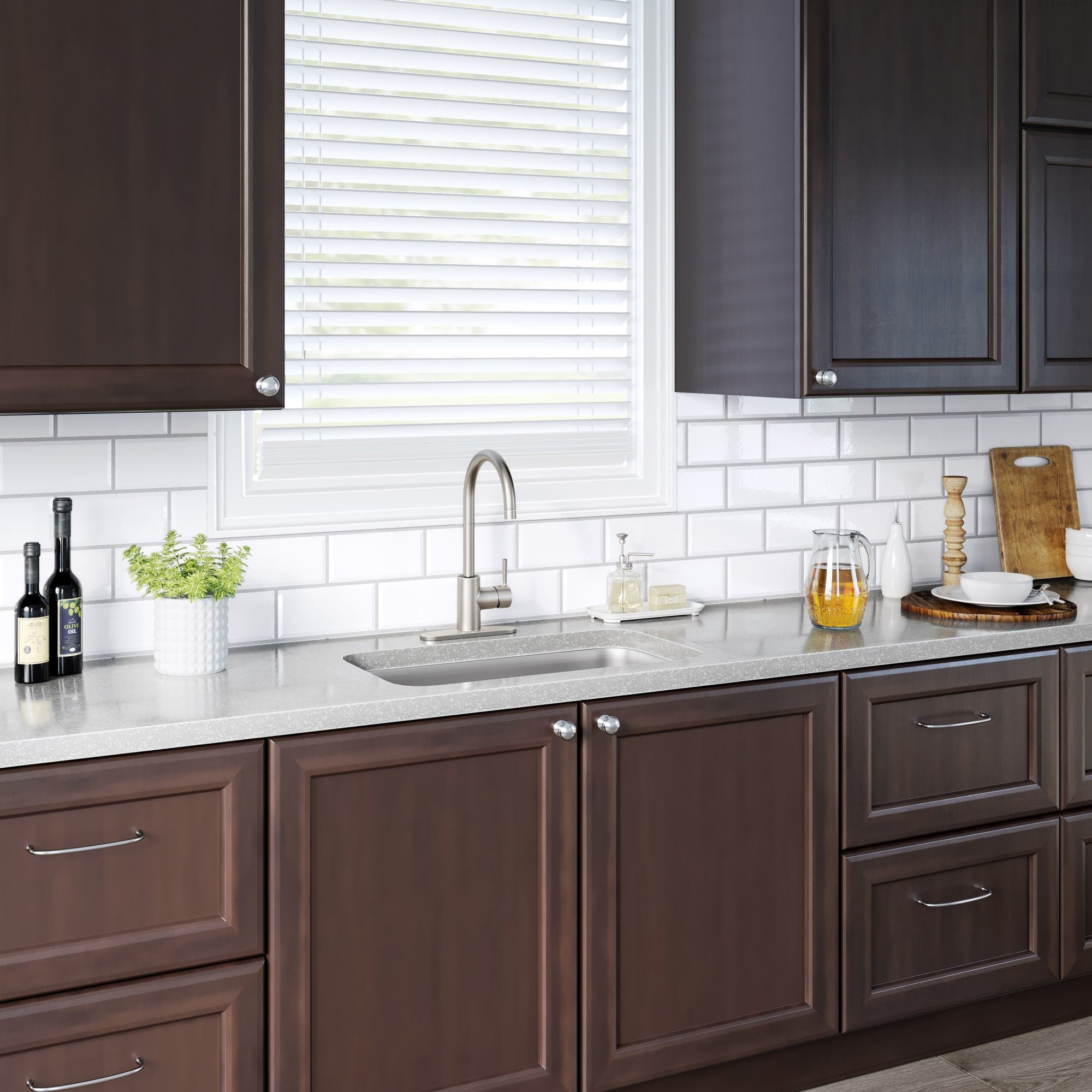 29.75'' Stainless Steel Undermount Single Bowl Kitchen Sink