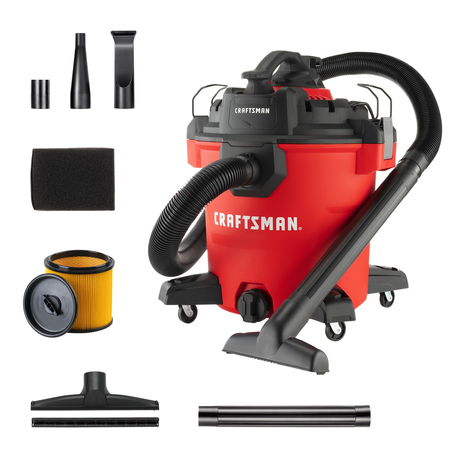 CRAFTSMAN Detachable Blower 12-Gallons 6-HP Corded Wet/Dry Shop