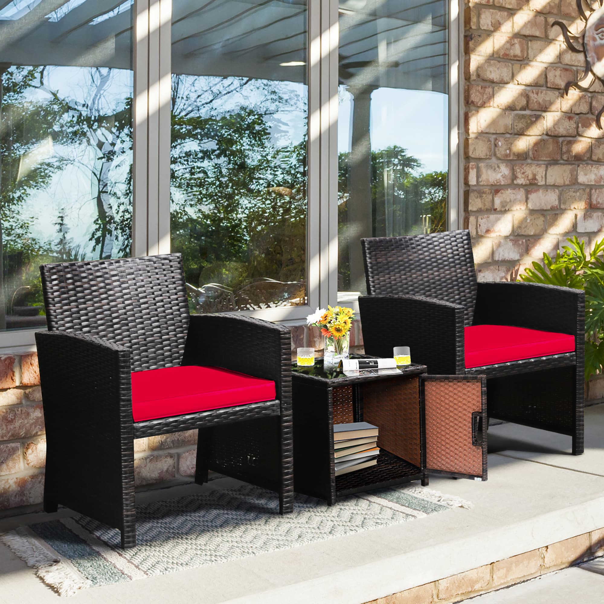 Costway HW69444RE Patio-Conversation-Sets - View #9