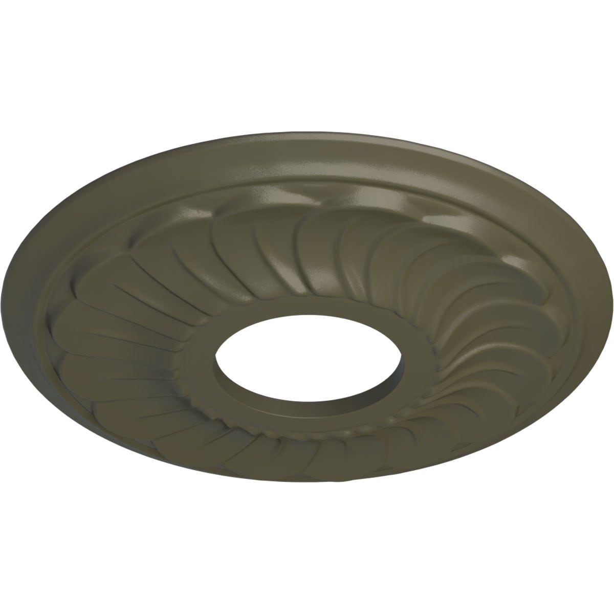 Ekena Millwork CM11BLWHF Ceiling-Medallions - View #2