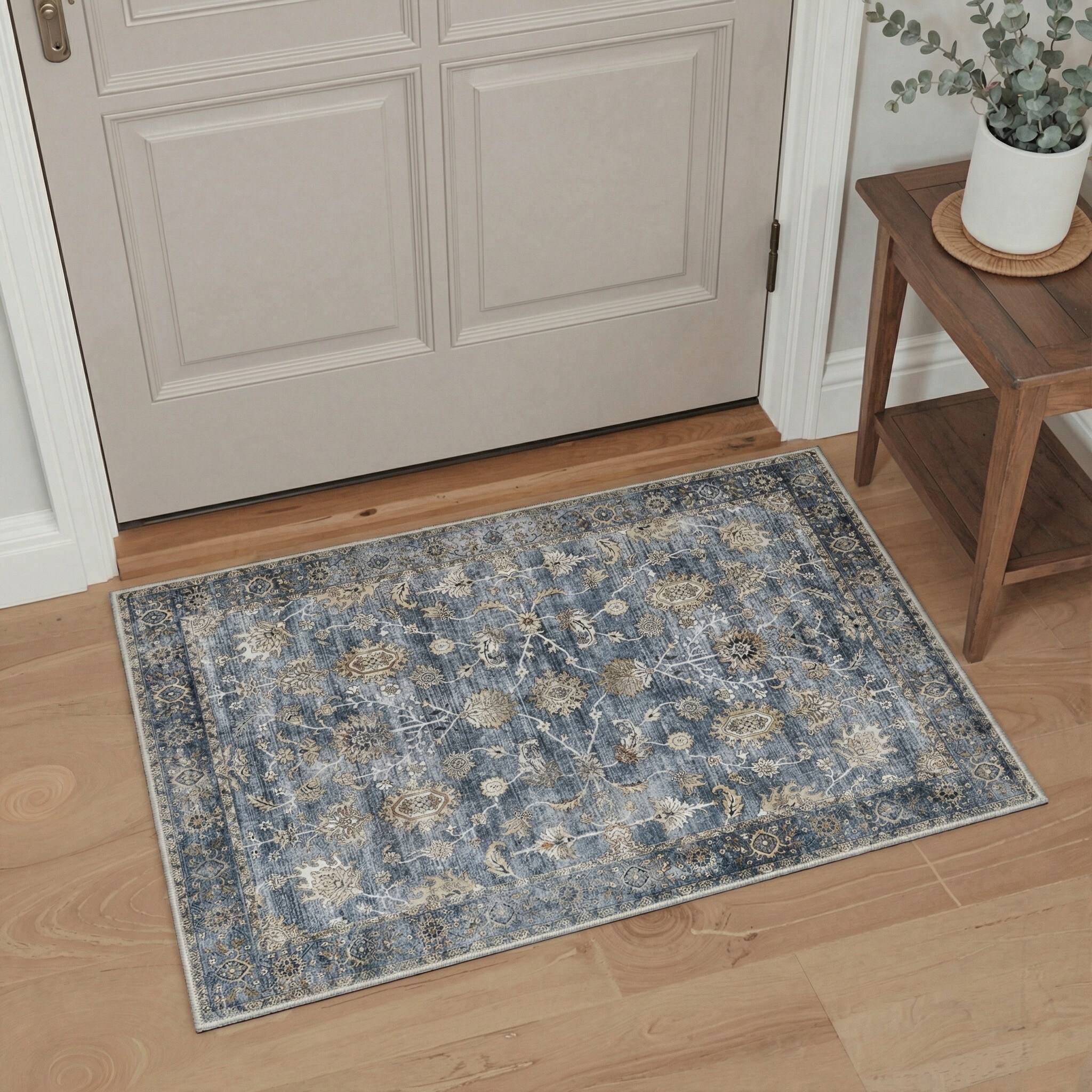BAVNI ARP053-BLUE GOLD-4X6 rugs - View #4
