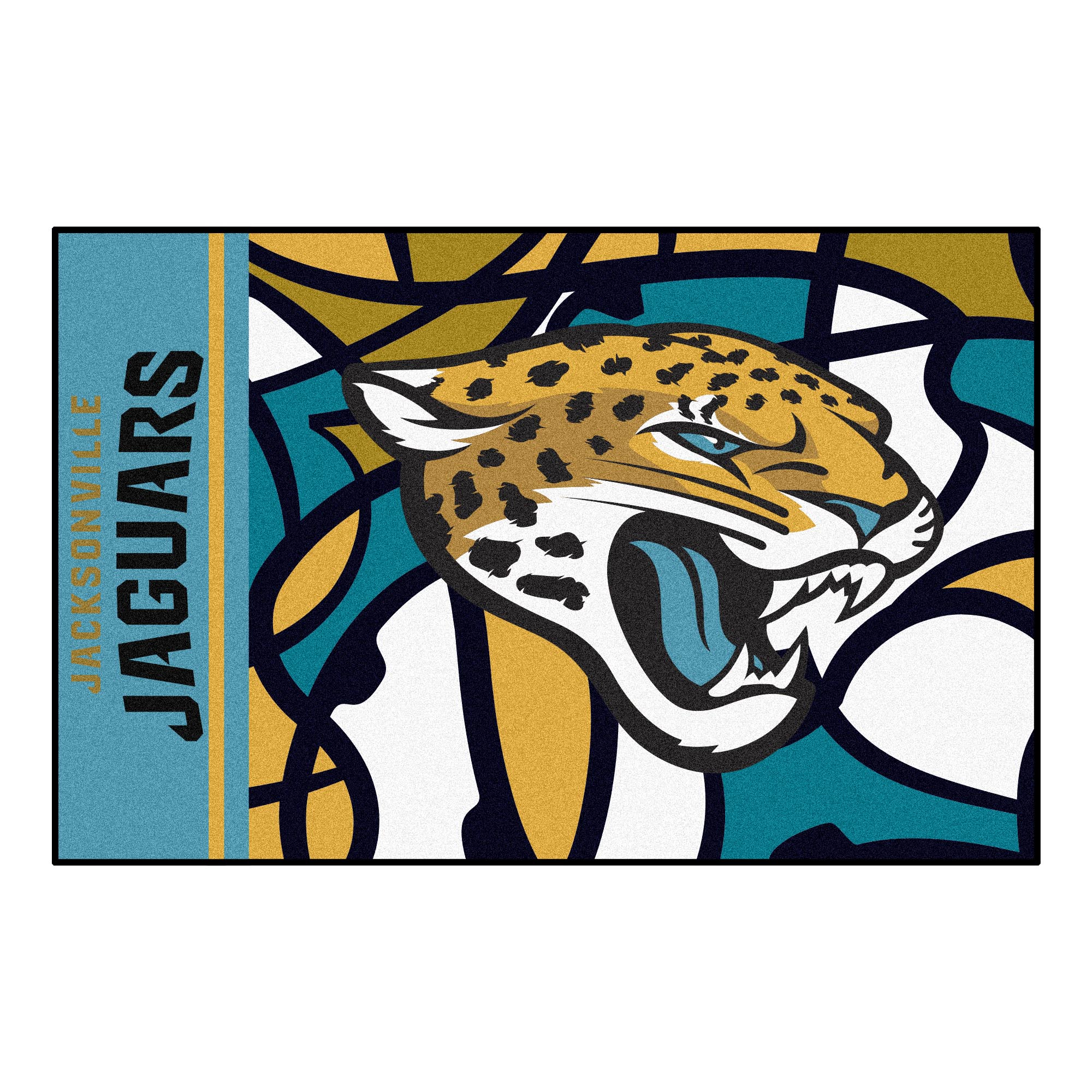 FANMATS Jacksonville Jaguars Football Field Runner