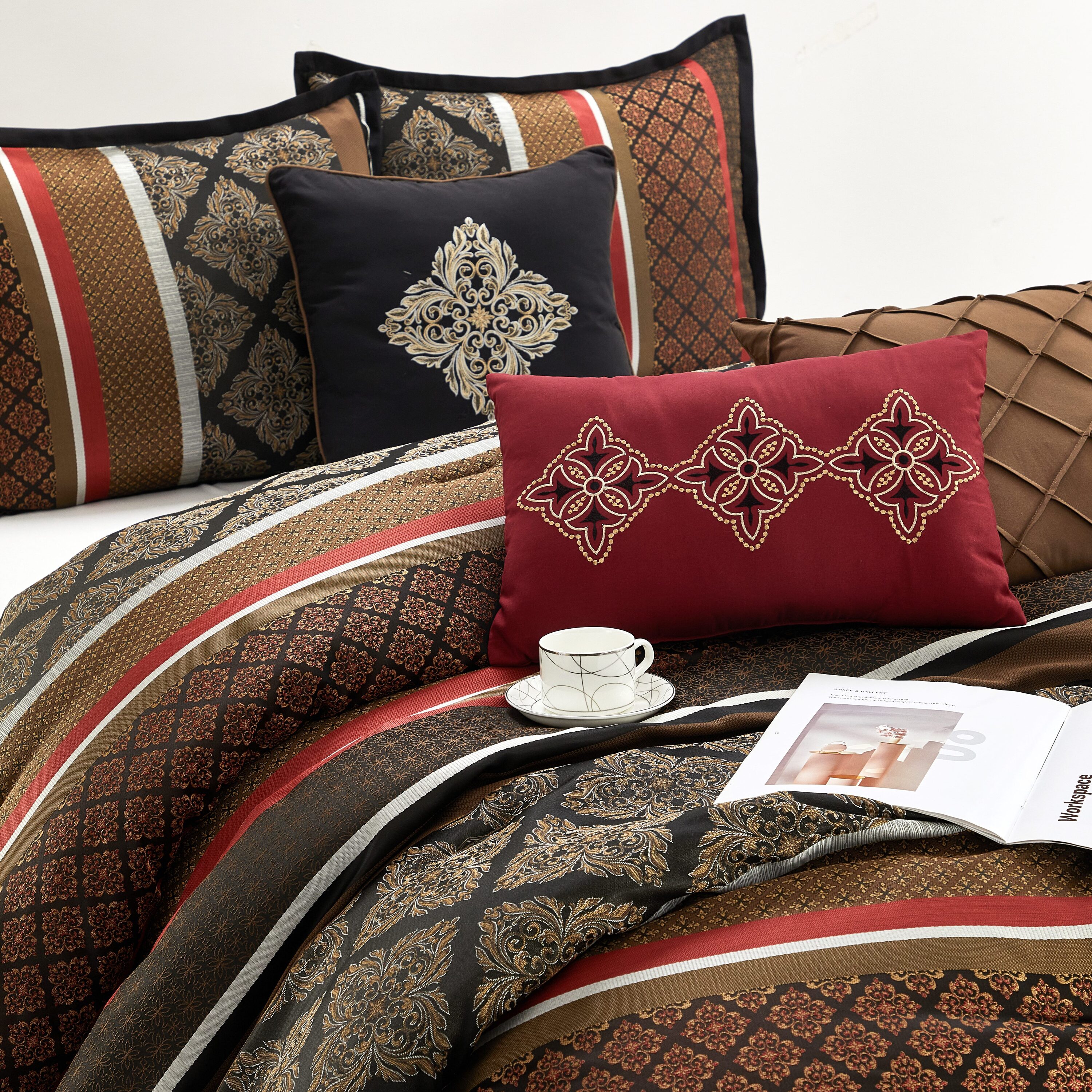 Nanshing TEFIA7-CK-RED bedding - View #2