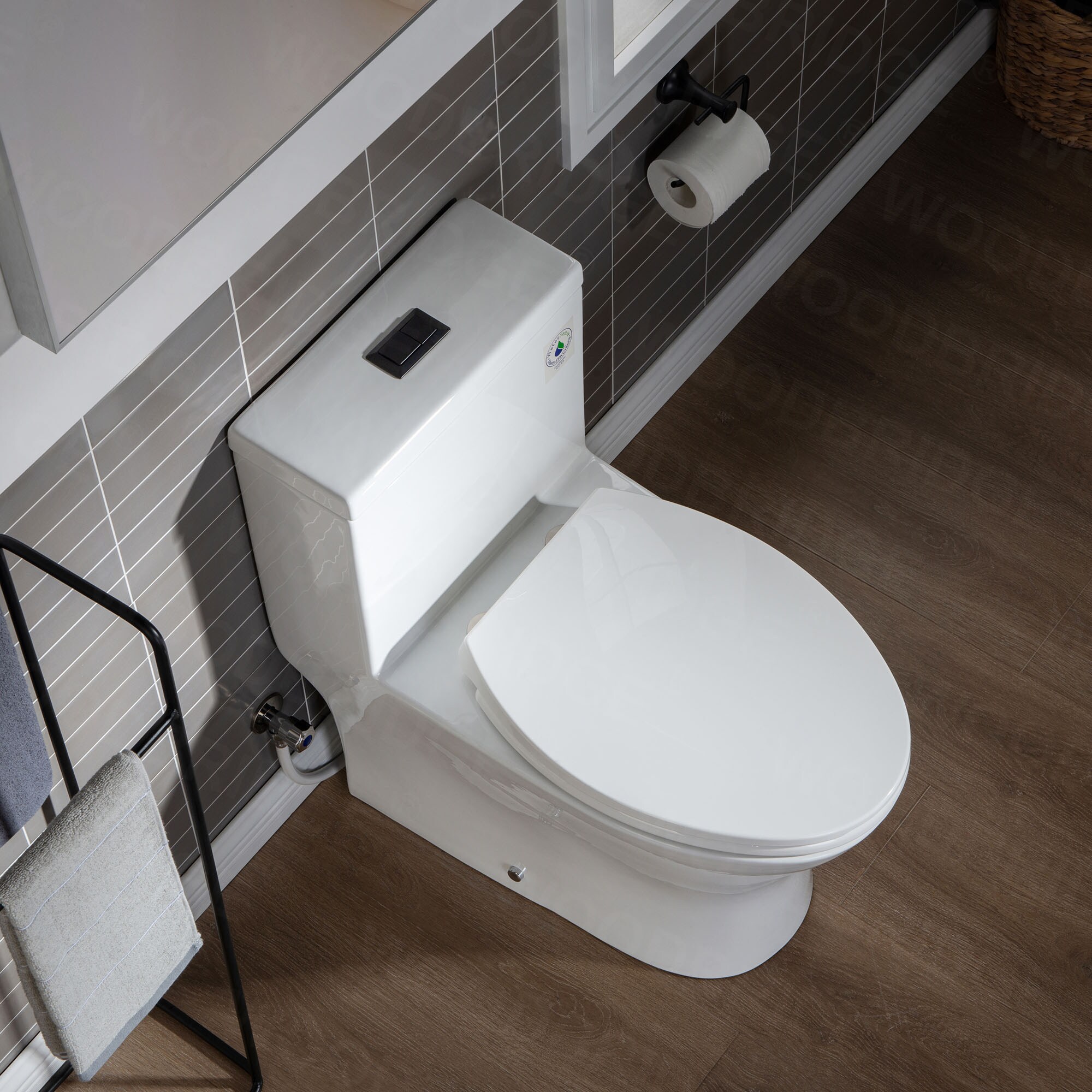 Here's why toilet flush has one large and one small button