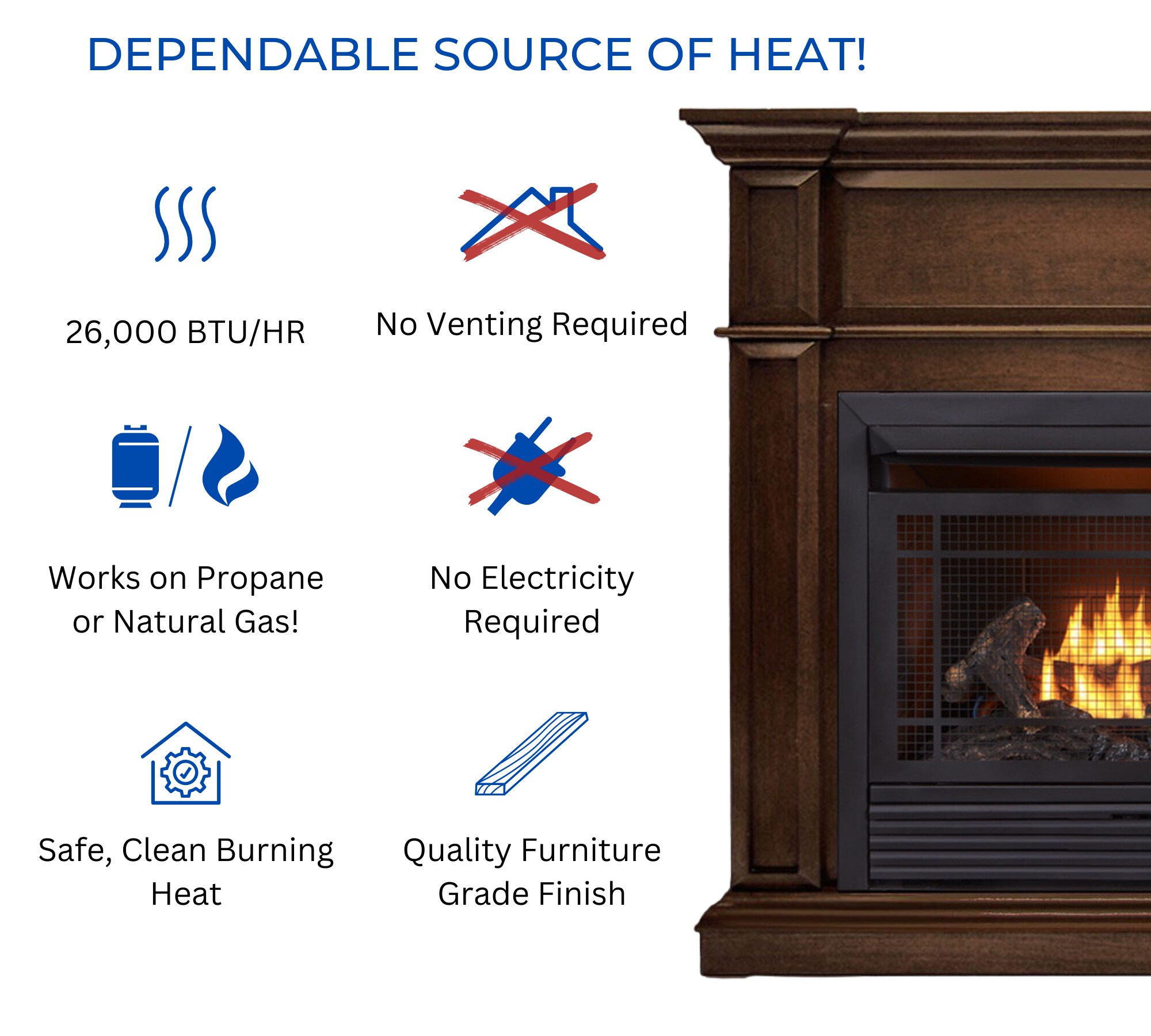 Duluth Forge DFS-300T-3G Gas-Fireplaces - View #3