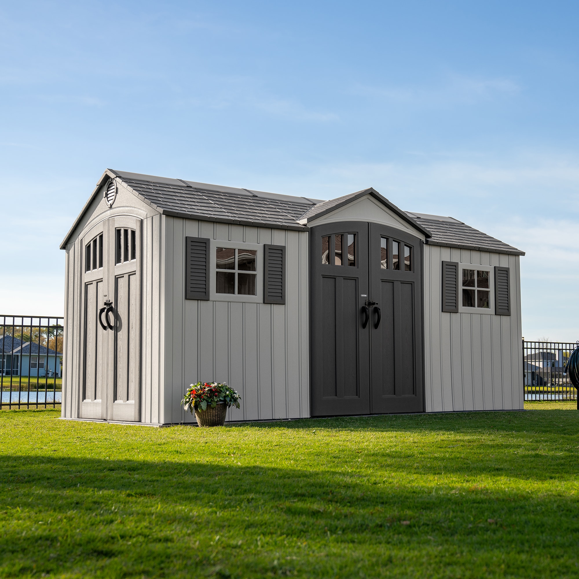 LIFETIME PRODUCTS 60410 Vinyl-Resin-Storage-Buildings - View #5