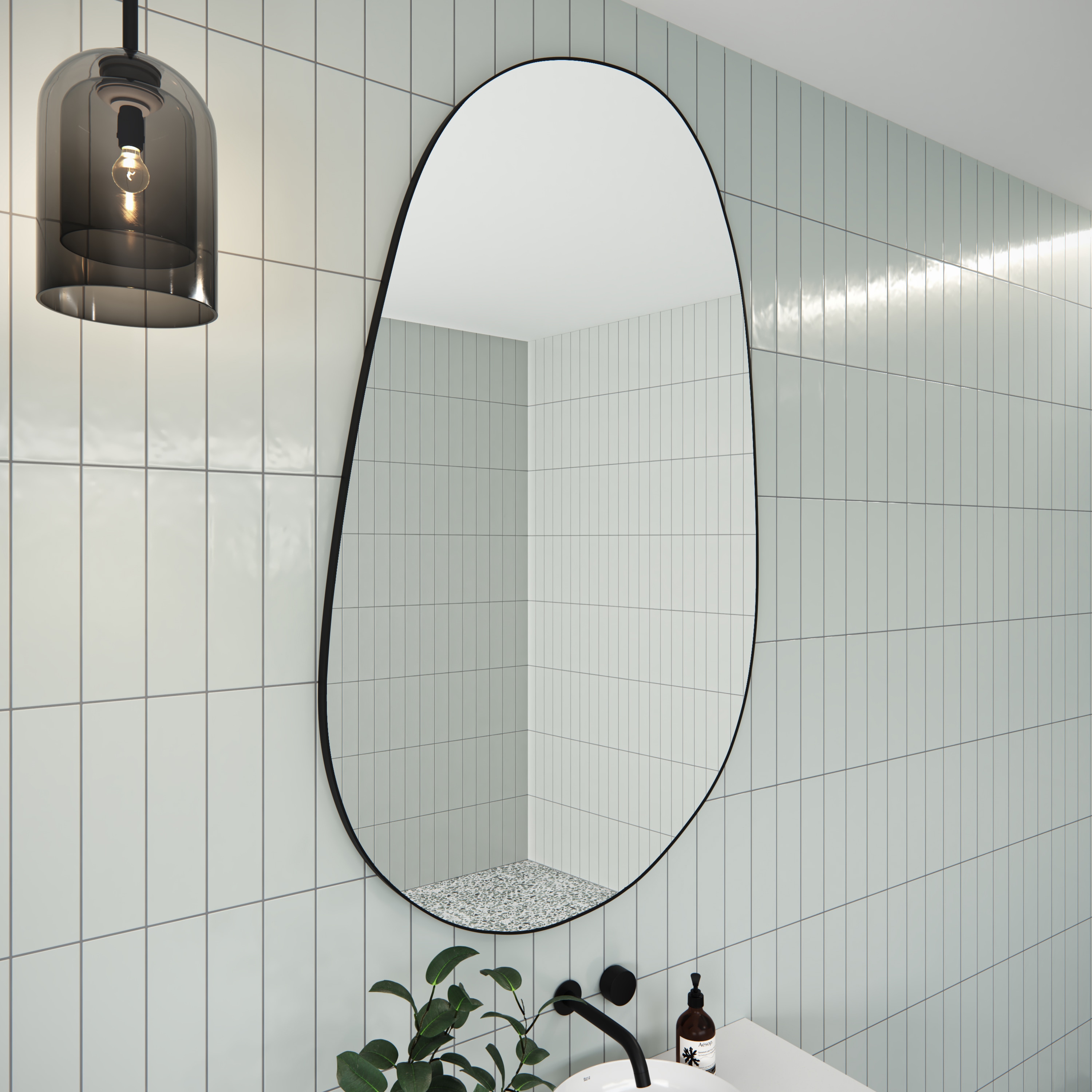 Glass Warehouse SF-PBL-36X59-B Decor-Mirrors - View #3
