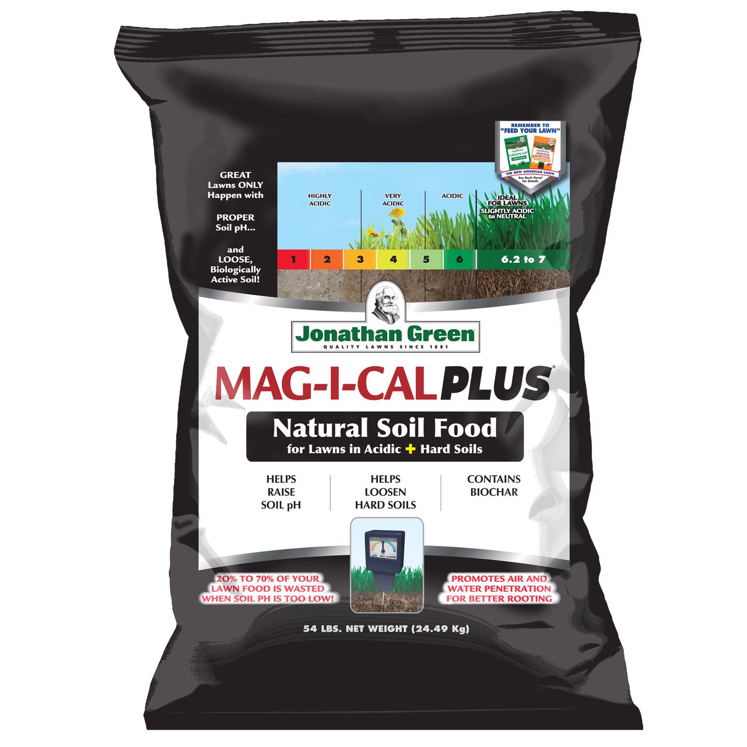 Jonathan Green  Mag I Cal Plus for Lawns in Acidic and Hard Soil Annual Program Lawn Conditioner For
