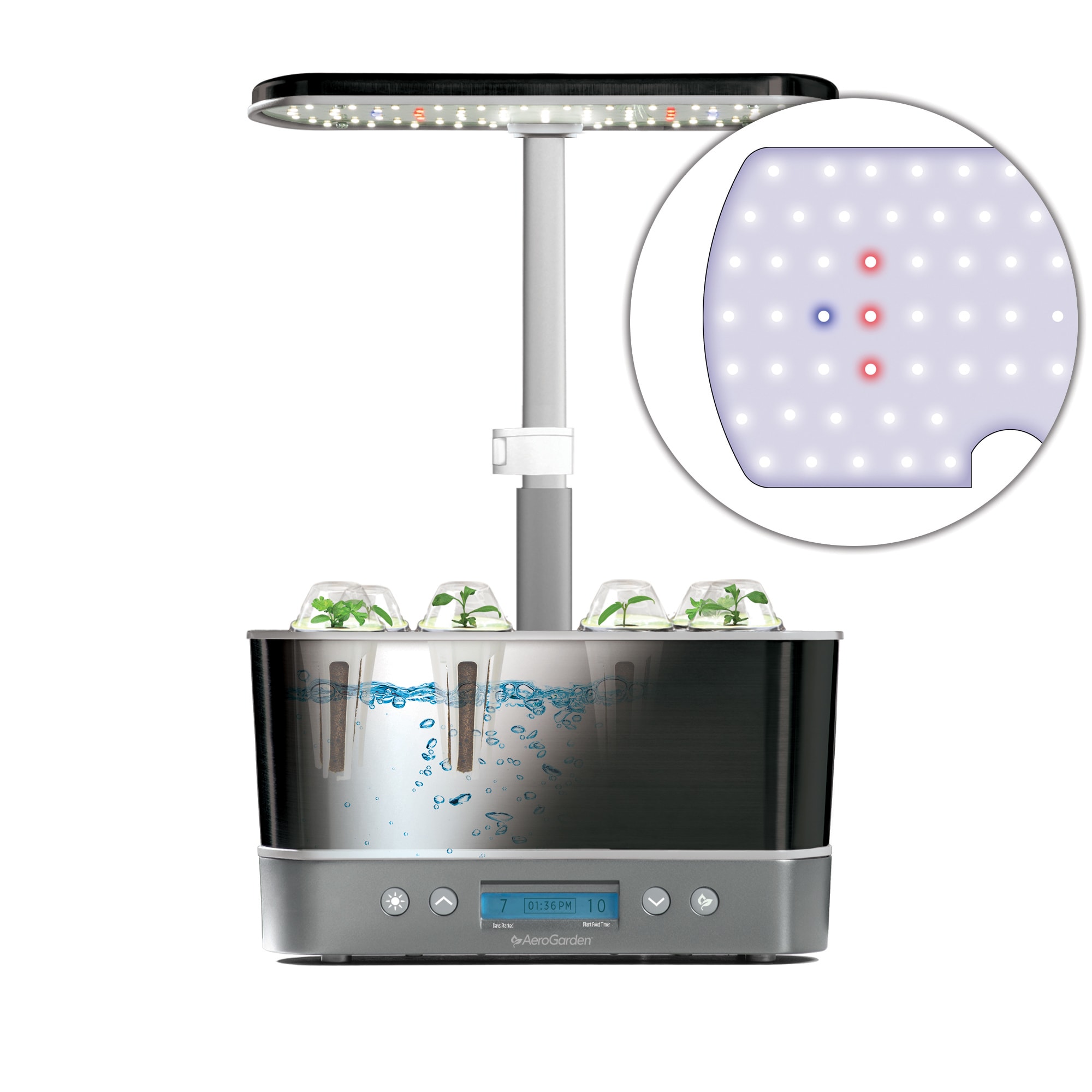 AeroGarden Harvest Elite LED Hydroponic System (12-in Maximum Plant ...