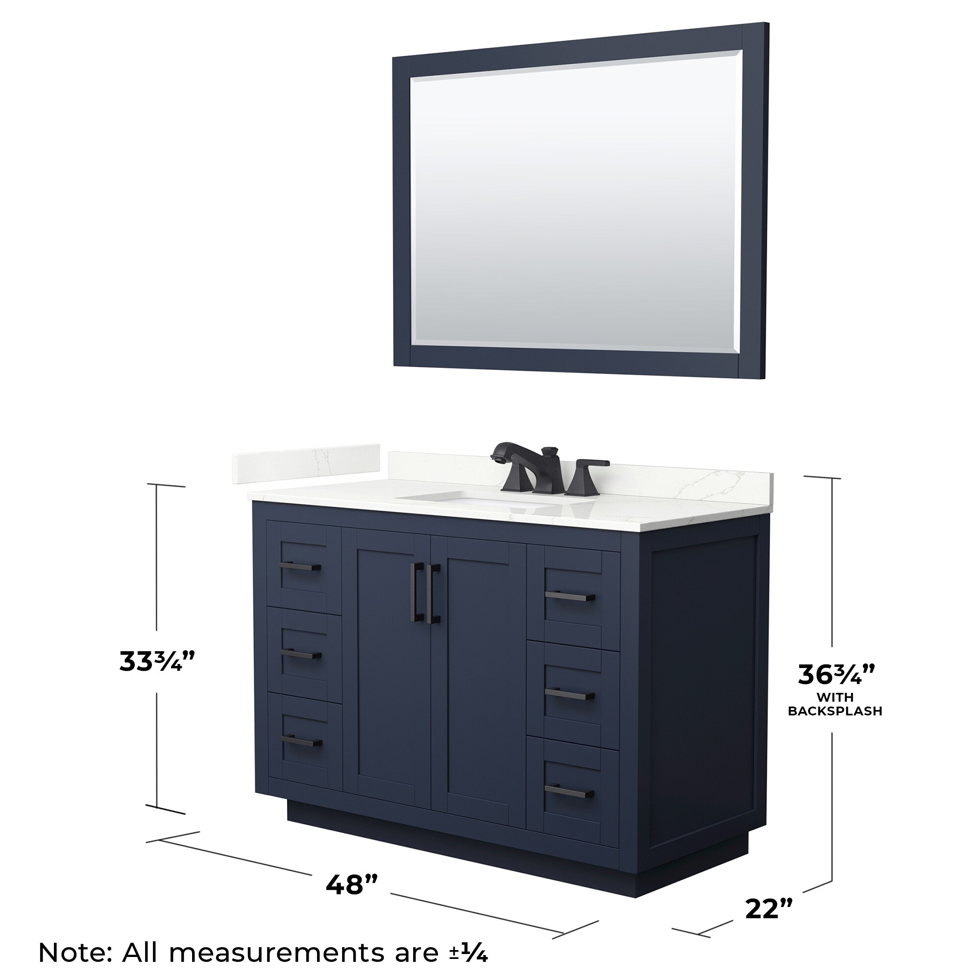 Wyndham Collection WCF292948SBBGTUS3M46 Bath-Vanity-Combo - View #6